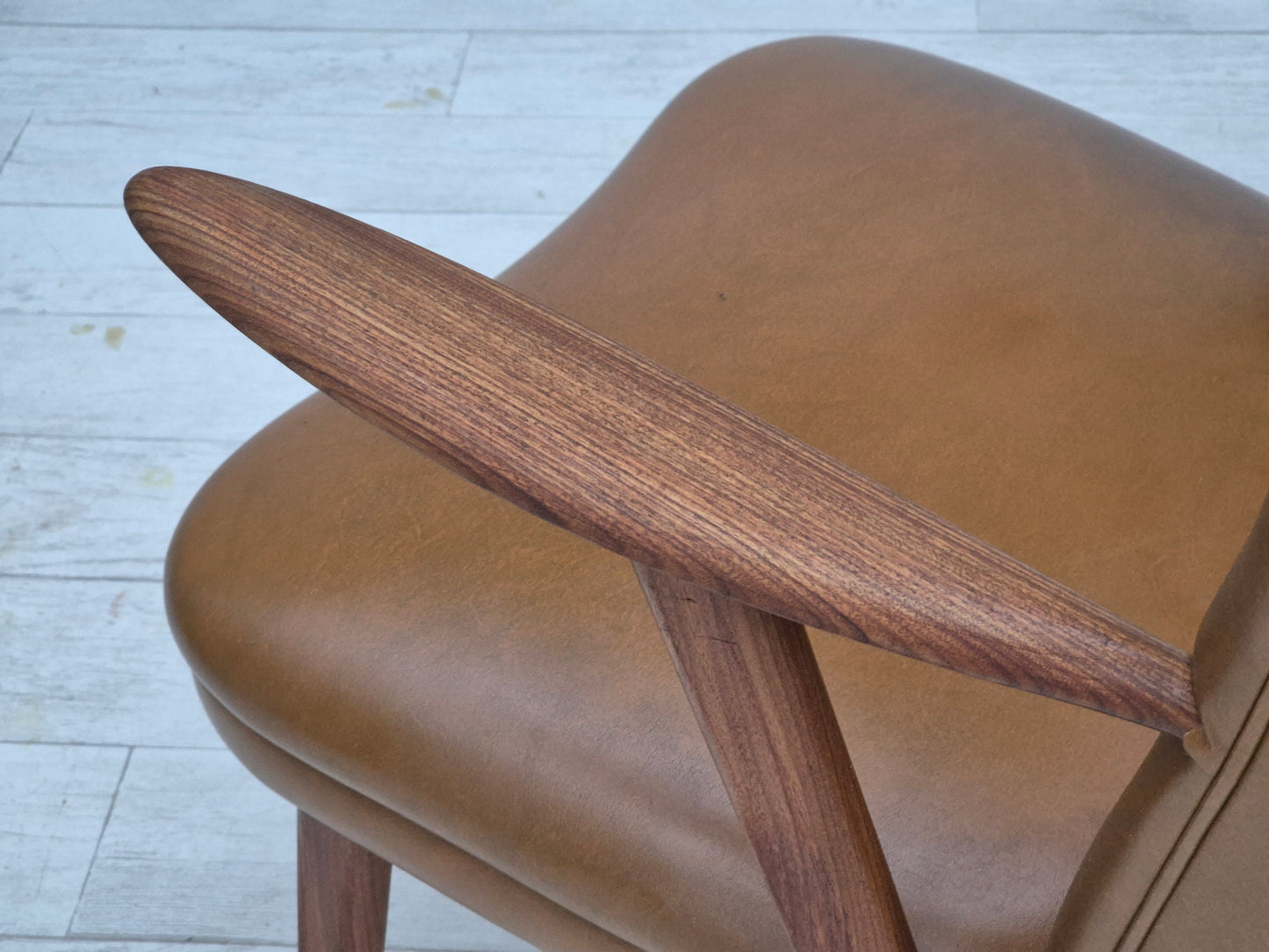 1960s, Danish design by Erhardsen & Andersen, armchair, original condition, teak wood.