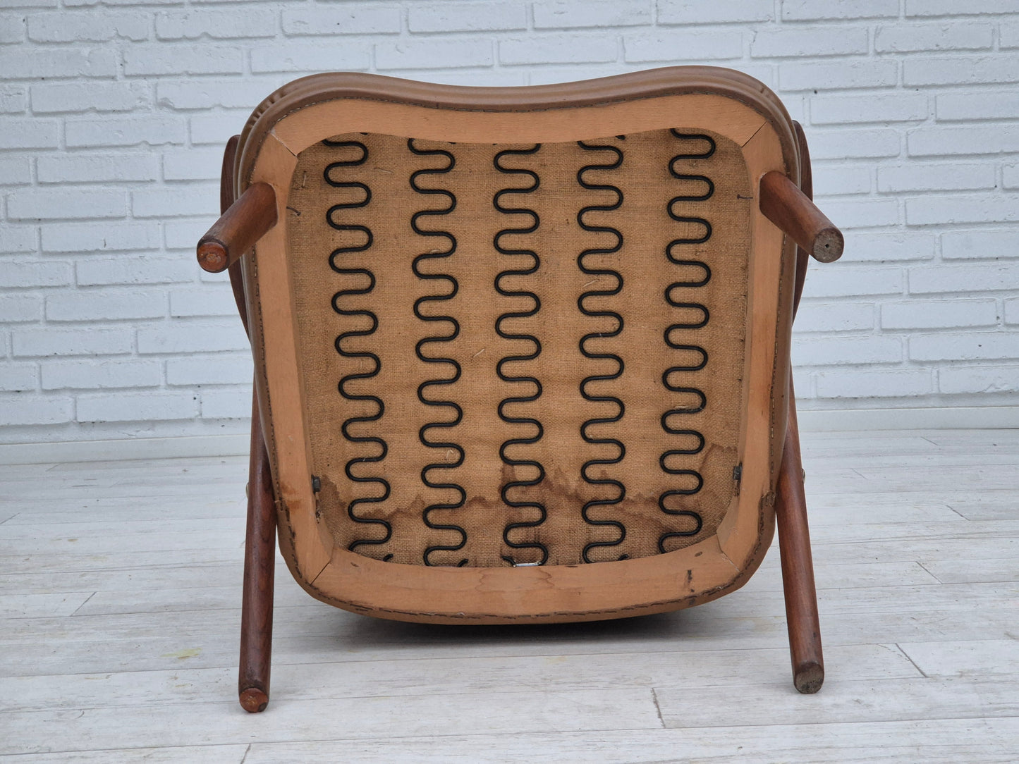 1960s, Danish design by Erhardsen & Andersen, armchair, original condition, teak wood.