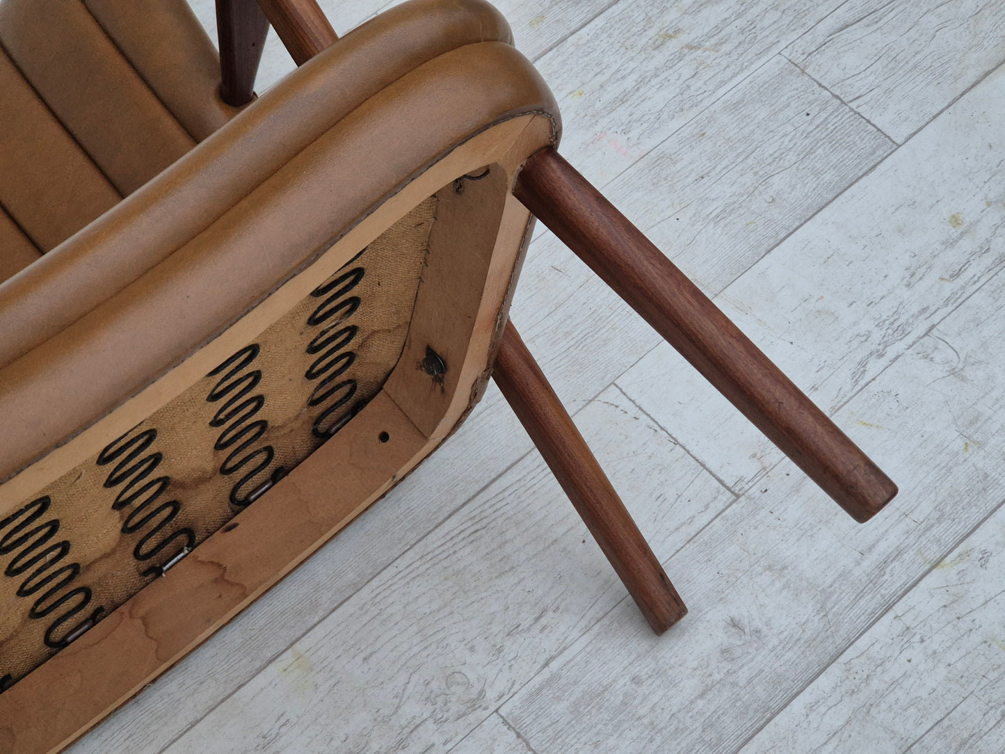 1960s, Danish design by Erhardsen & Andersen, armchair, original condition, teak wood.