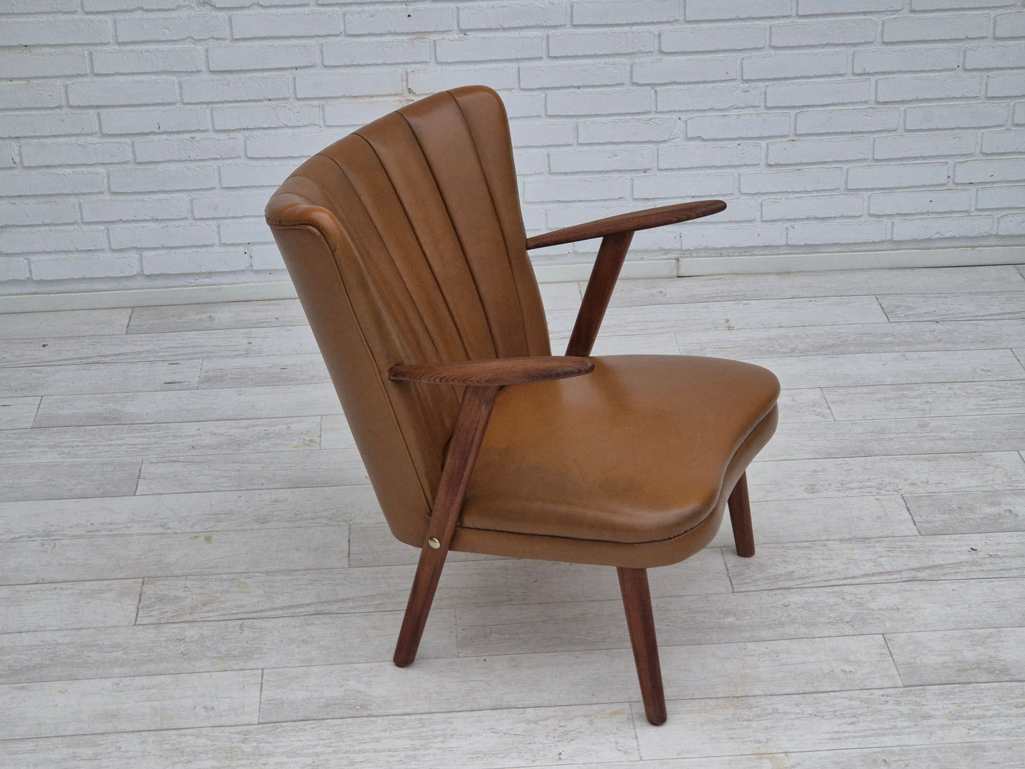 1960s, Danish design by Erhardsen & Andersen, armchair, original condition, teak wood.