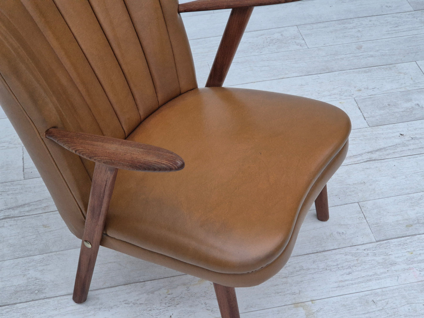 1960s, Danish design by Erhardsen & Andersen, armchair, original condition, teak wood.