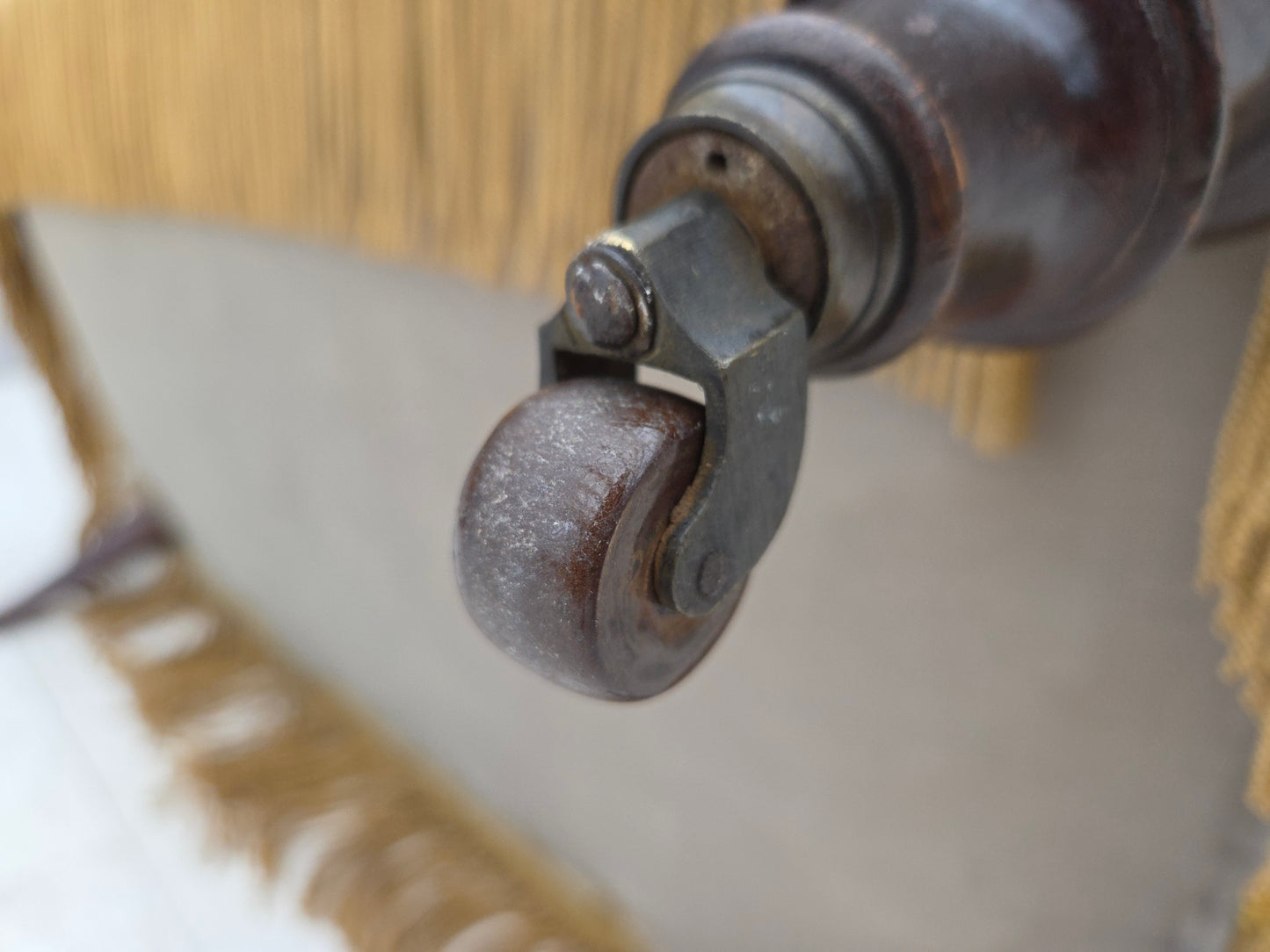 1950s, Danish 2-seater sofa, green/honing furniture velour.