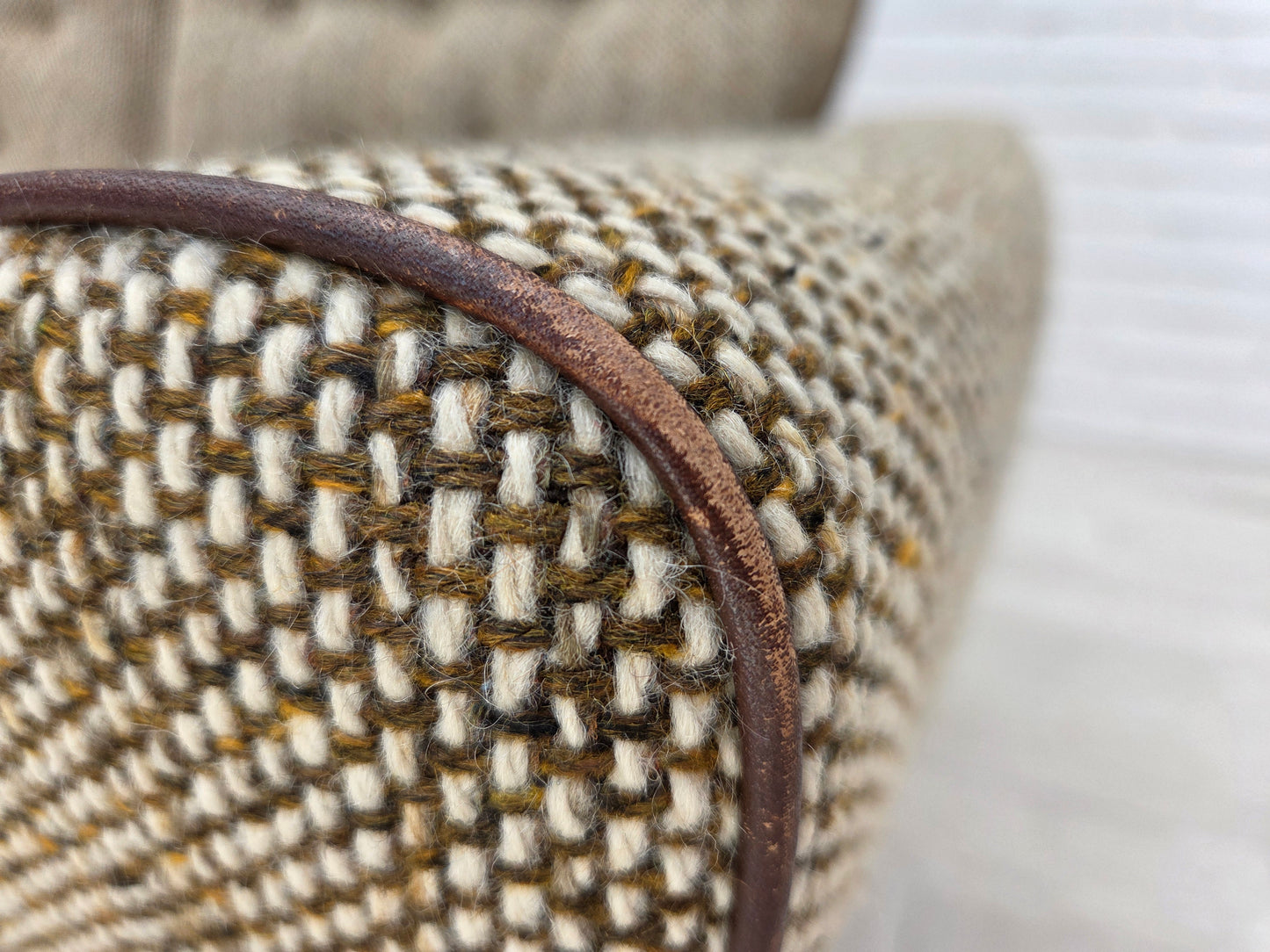 1970s, Danish 2-seater sofa, original condition, furniture wool, bentwood.