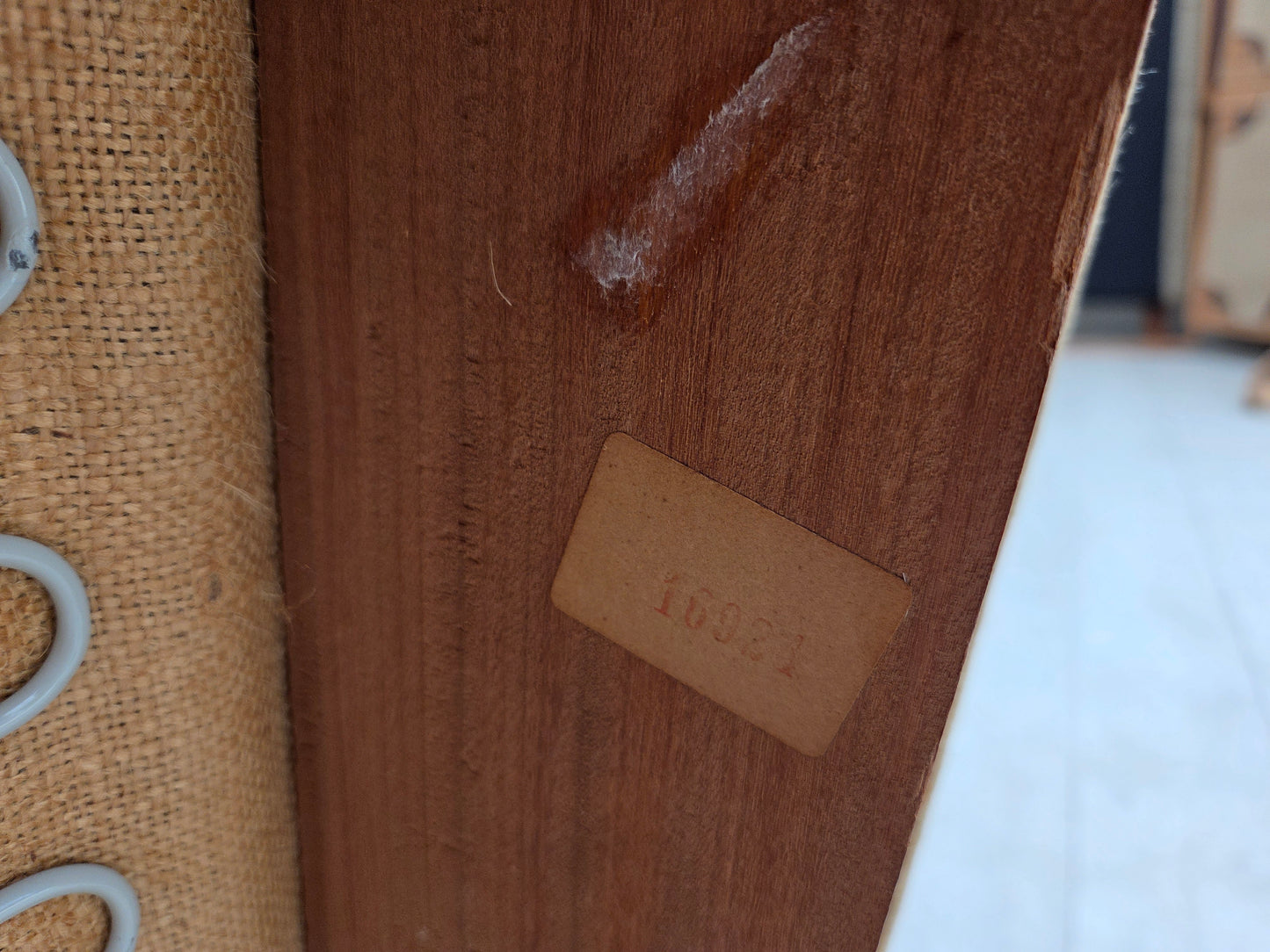 1970s, Danish armchair, original green furniture velour, teak wood legs.