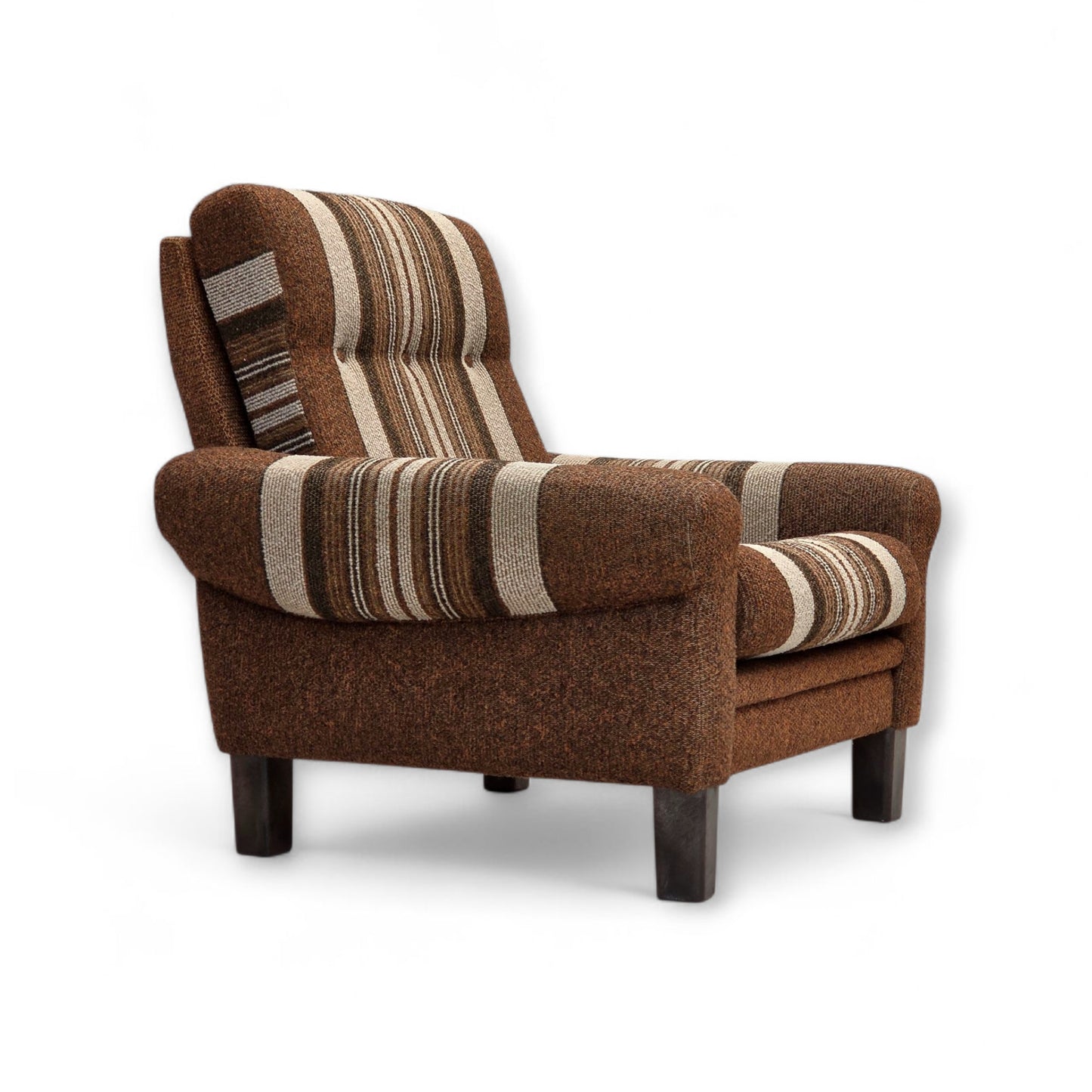 1970s, Danish club chair, original wool upholstery, very good condition.