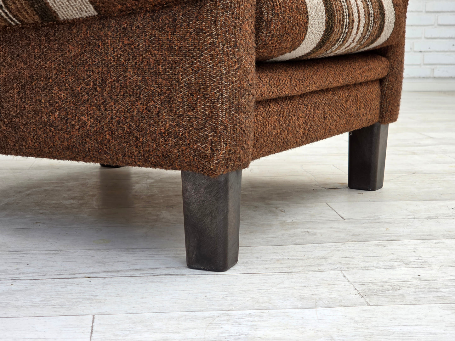 1970s, Danish club chair, original wool upholstery, very good condition.