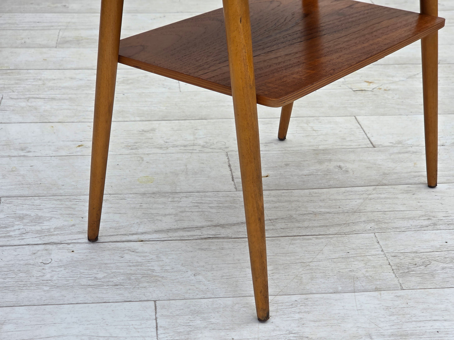 1970s, Swedish side table by AB Carlstrom with drawer, teak wood.
