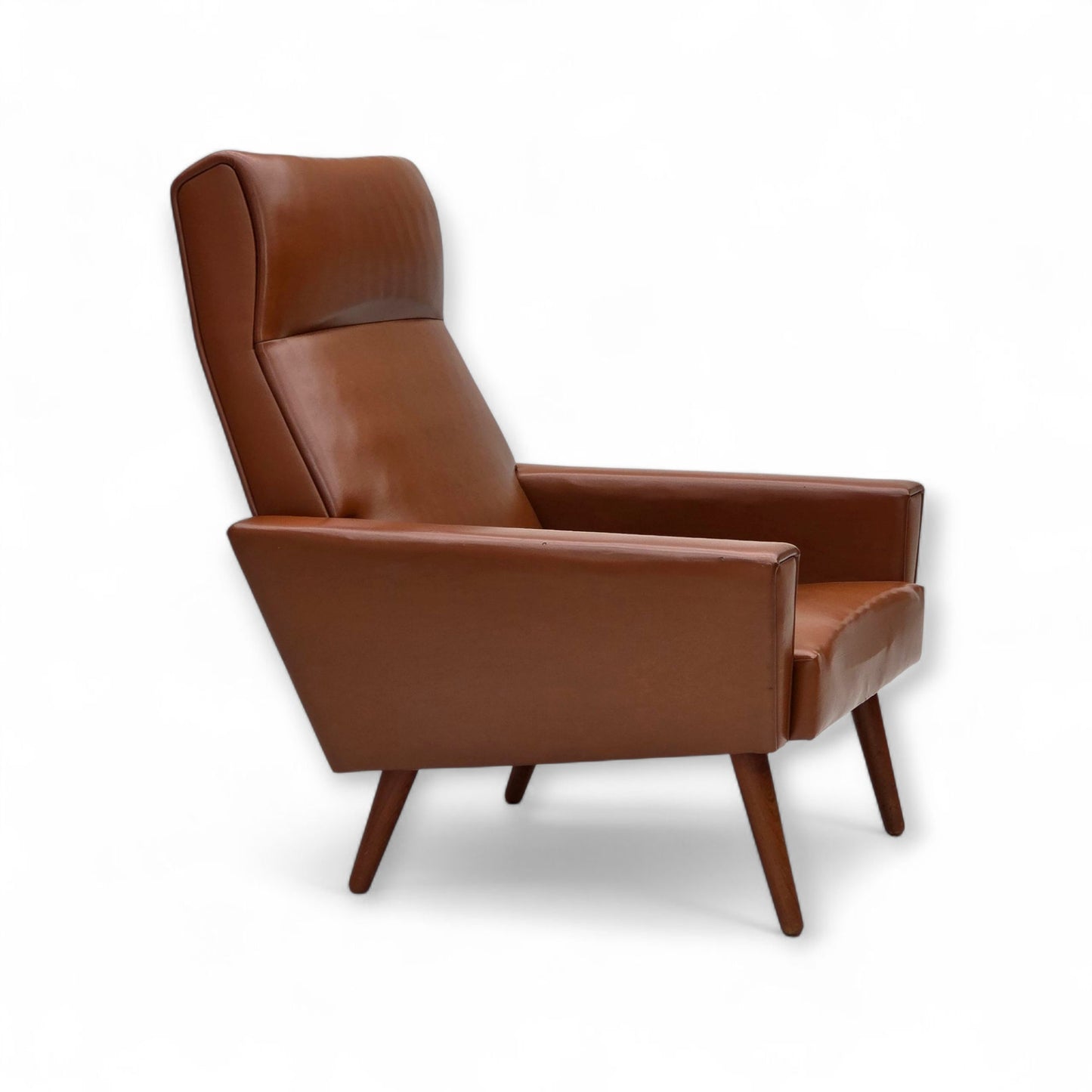 1970s, Danish highback armchair by Vejen Polstermøbelfabrik, original condition.