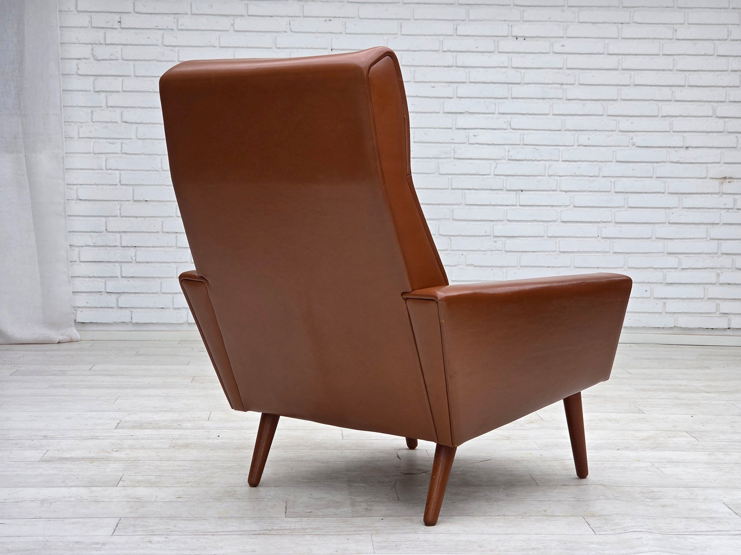 1970s, Danish highback armchair by Vejen Polstermøbelfabrik, original condition.