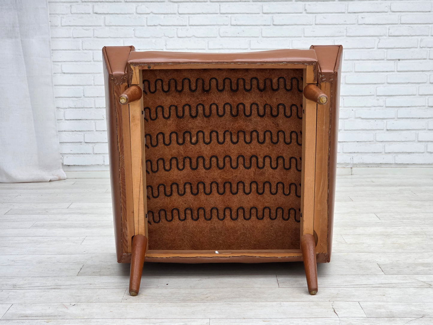 1970s, Danish highback armchair by Vejen Polstermøbelfabrik, original condition.