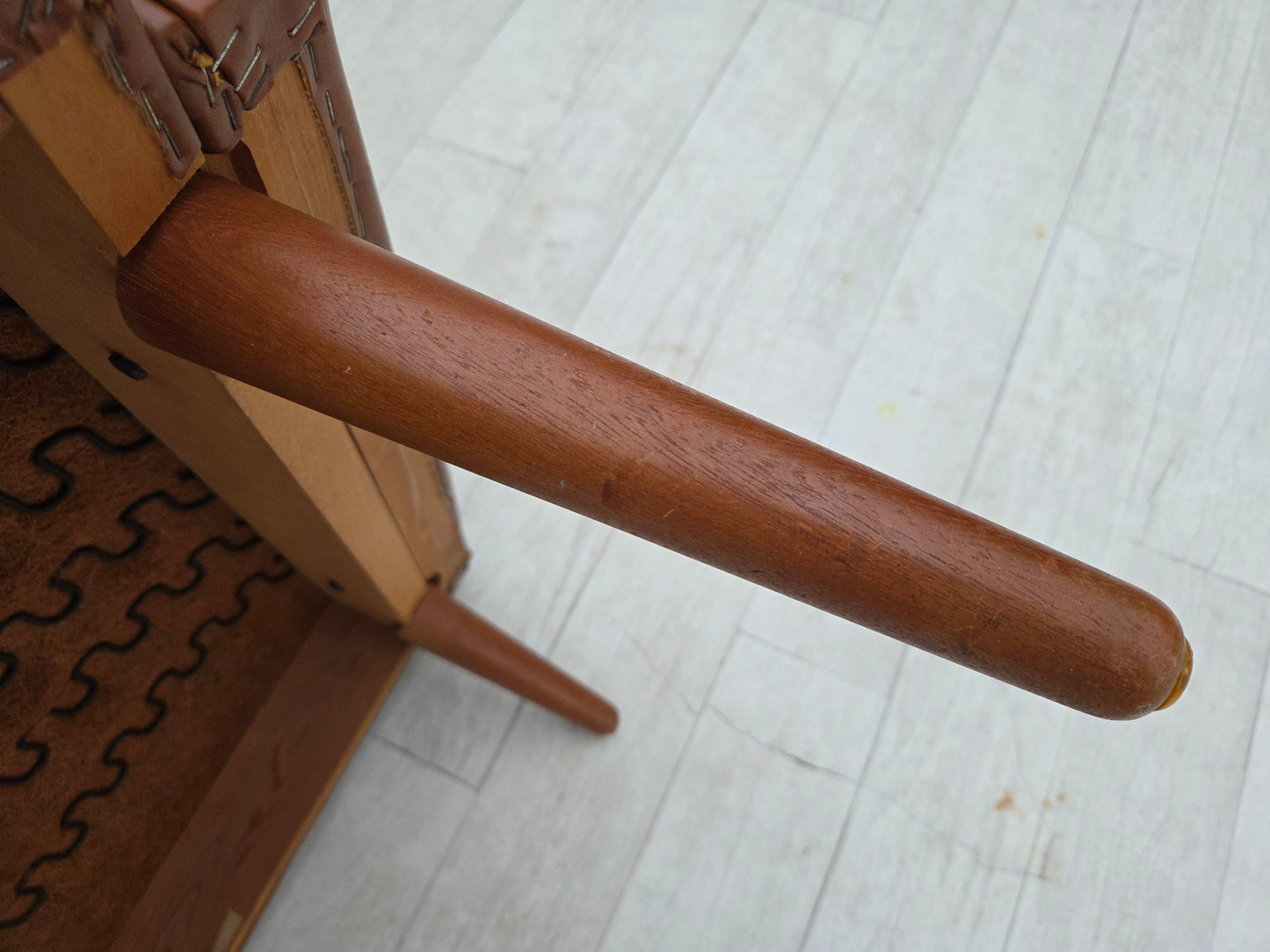 1970s, Danish highback armchair by Vejen Polstermøbelfabrik, original condition.