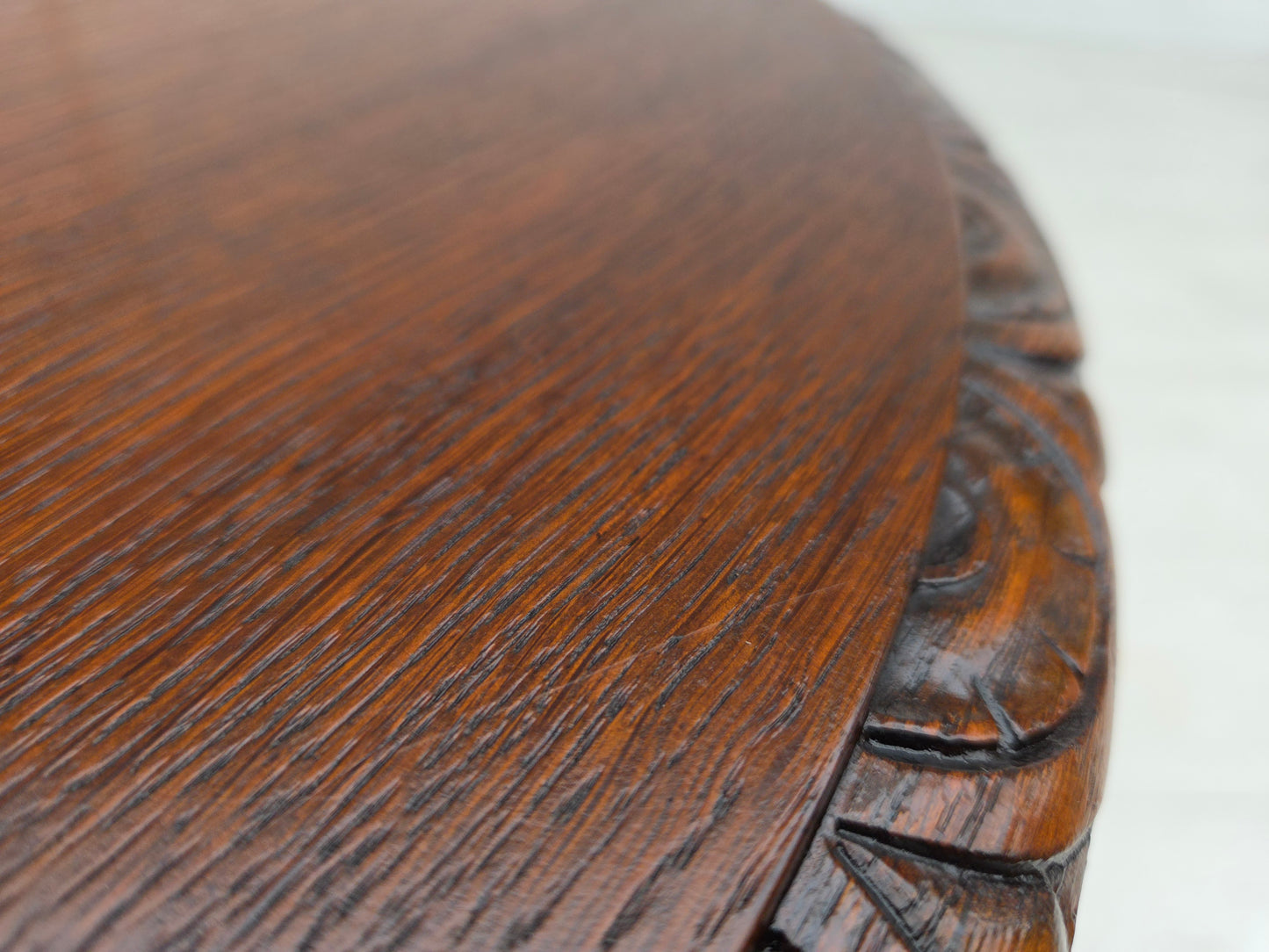 1930s, Scandinavian side cabinet, dark oak wood.