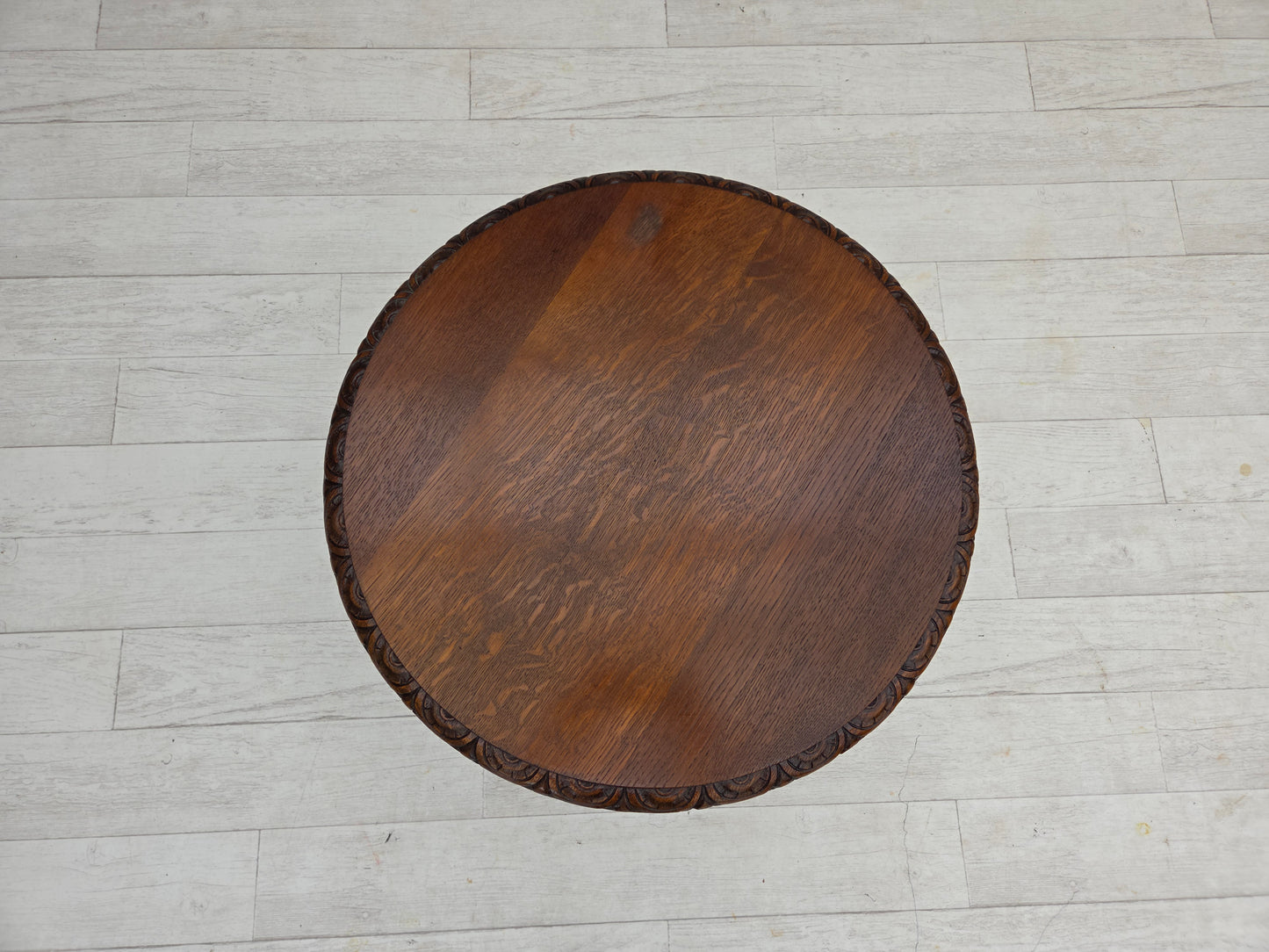 1930s, Scandinavian side cabinet, dark oak wood.