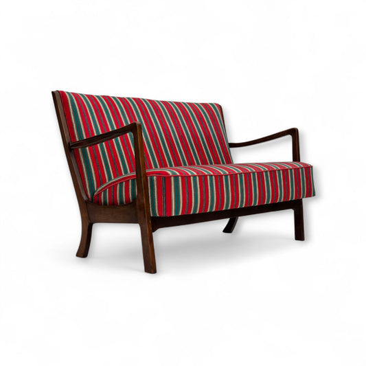 1960s, Danish 2-seater sofa by Fritz Hansen, furniture wool, original condition.