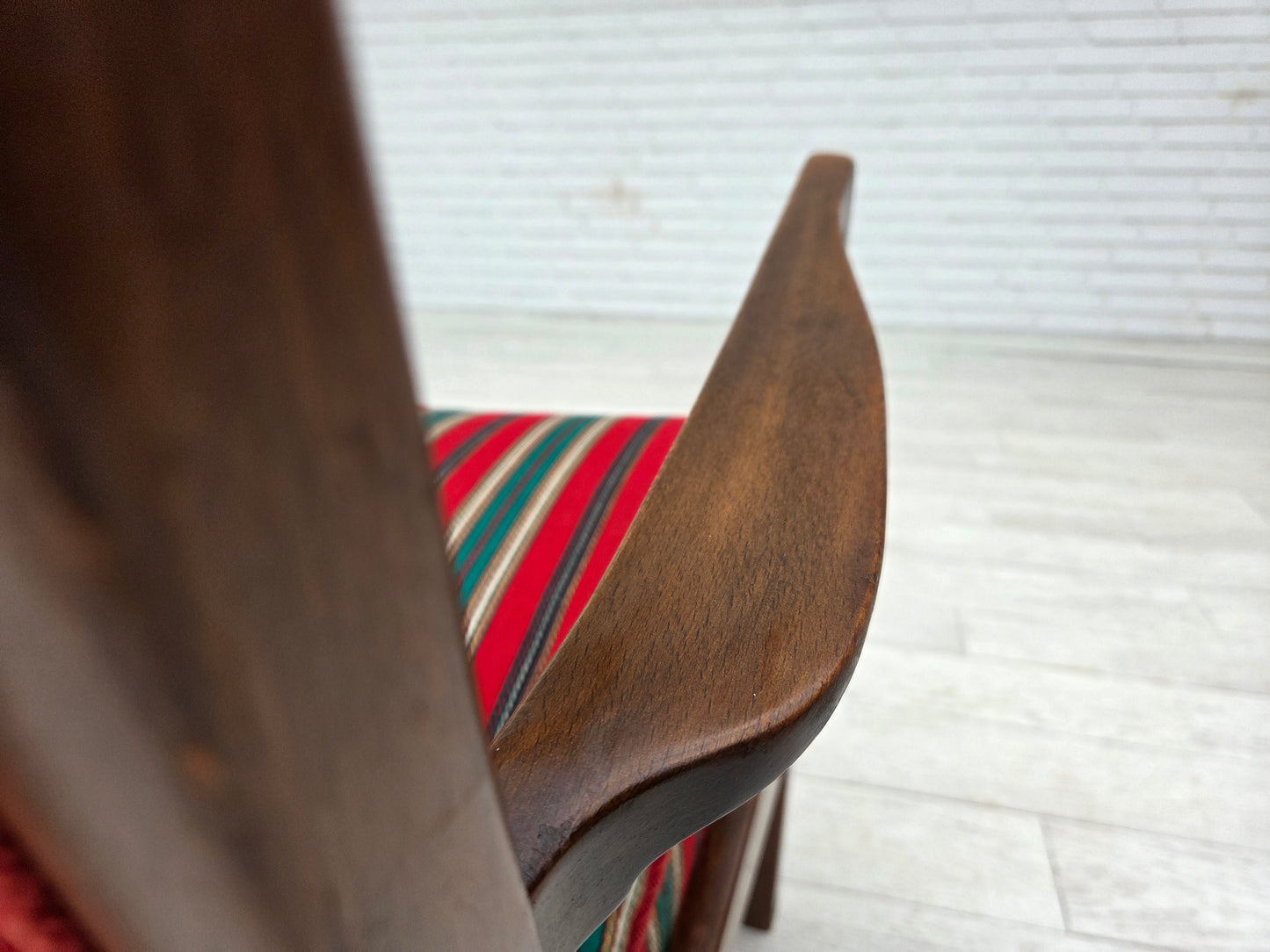 1960s, Danish 2-seater sofa by Fritz Hansen, furniture wool, original condition.