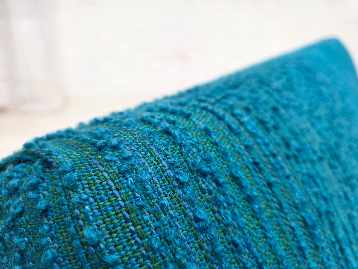 1970s, Danish 3-seater sofa, furniture wool, teak wood.