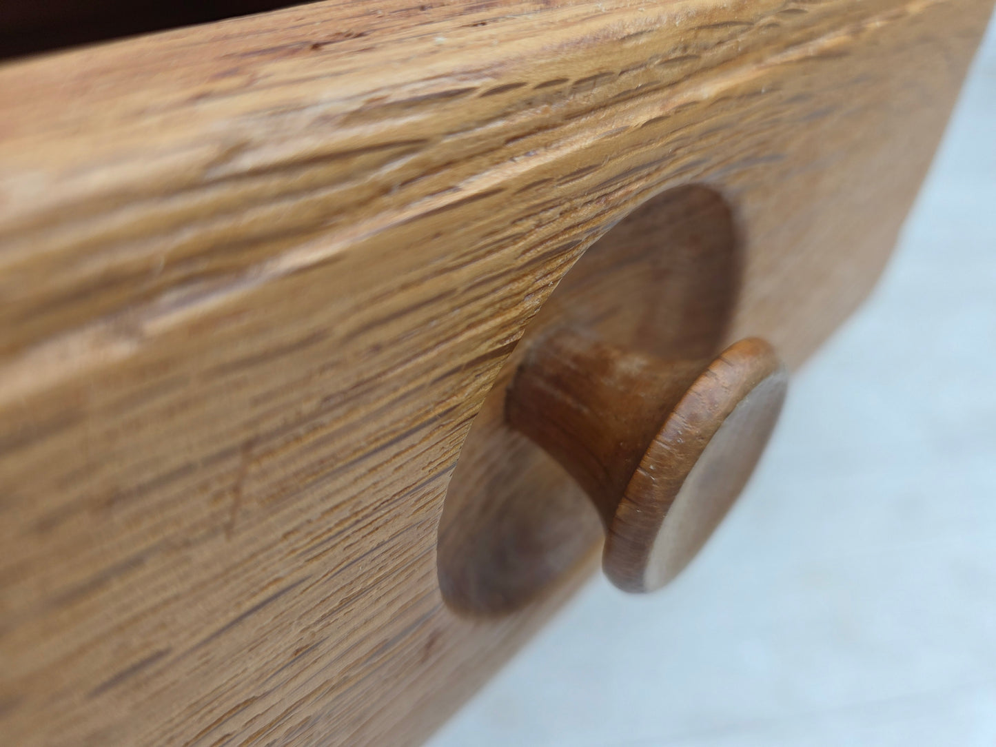 1970s, Danish chest of drawers, oak wood, original good condition.