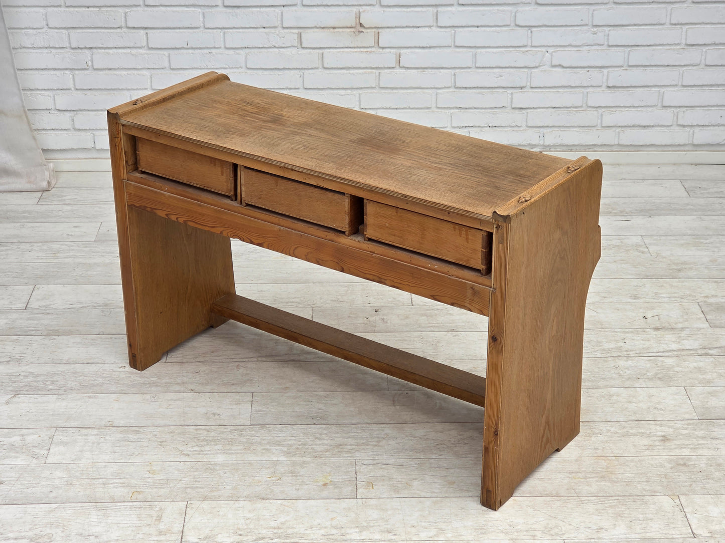 1970s, Danish chest of drawers, oak wood, original good condition.