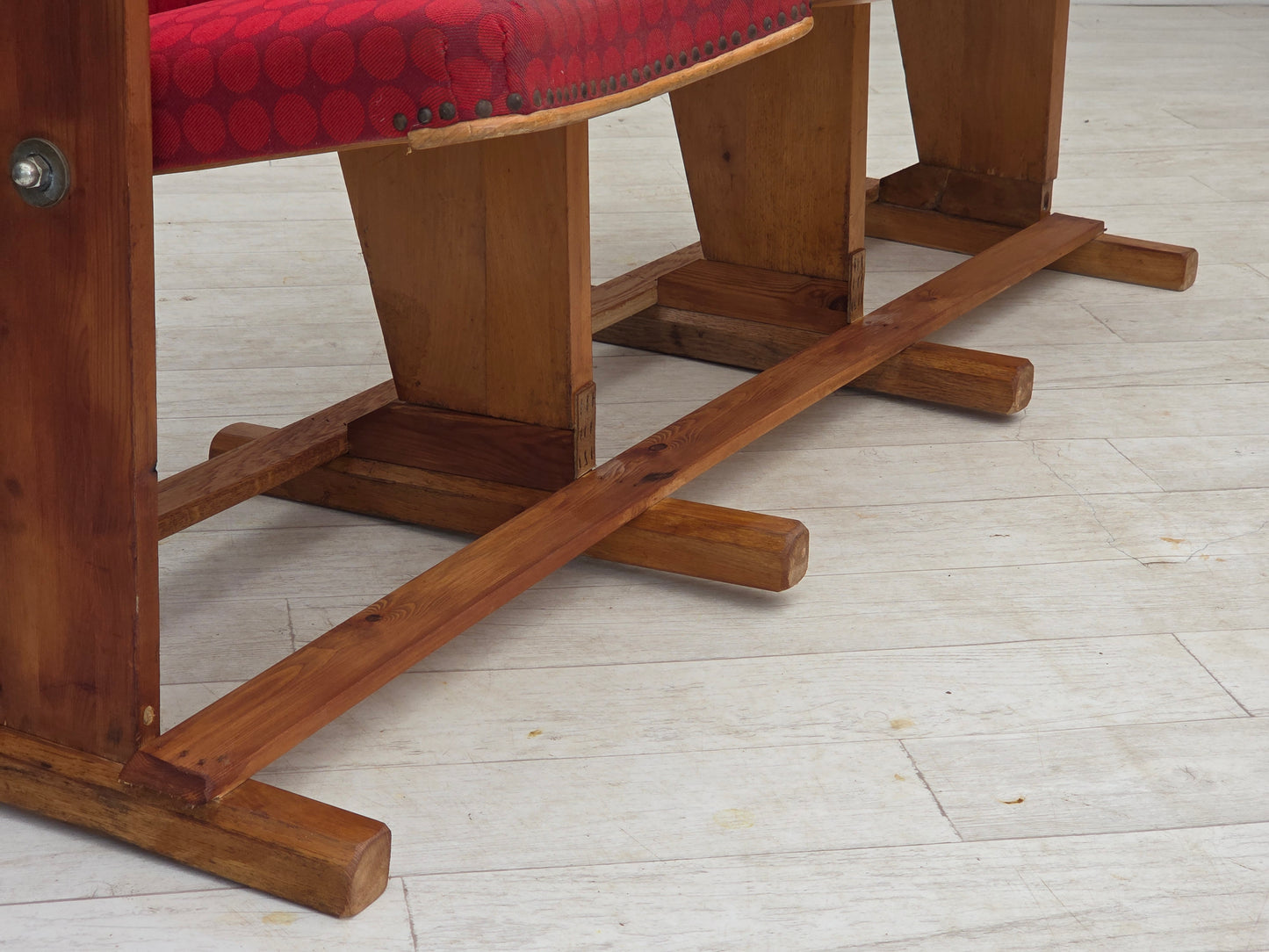 1960s, Danish cinema/theater armchairs, original condition.