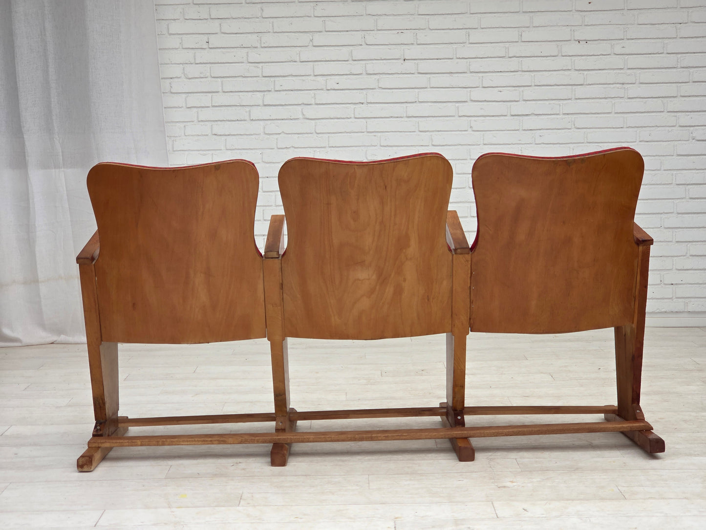 1960s, Danish cinema/theater armchairs, original condition.