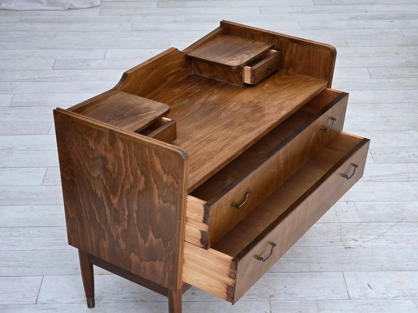 1970s, Danish chest of drawers, beech wood.