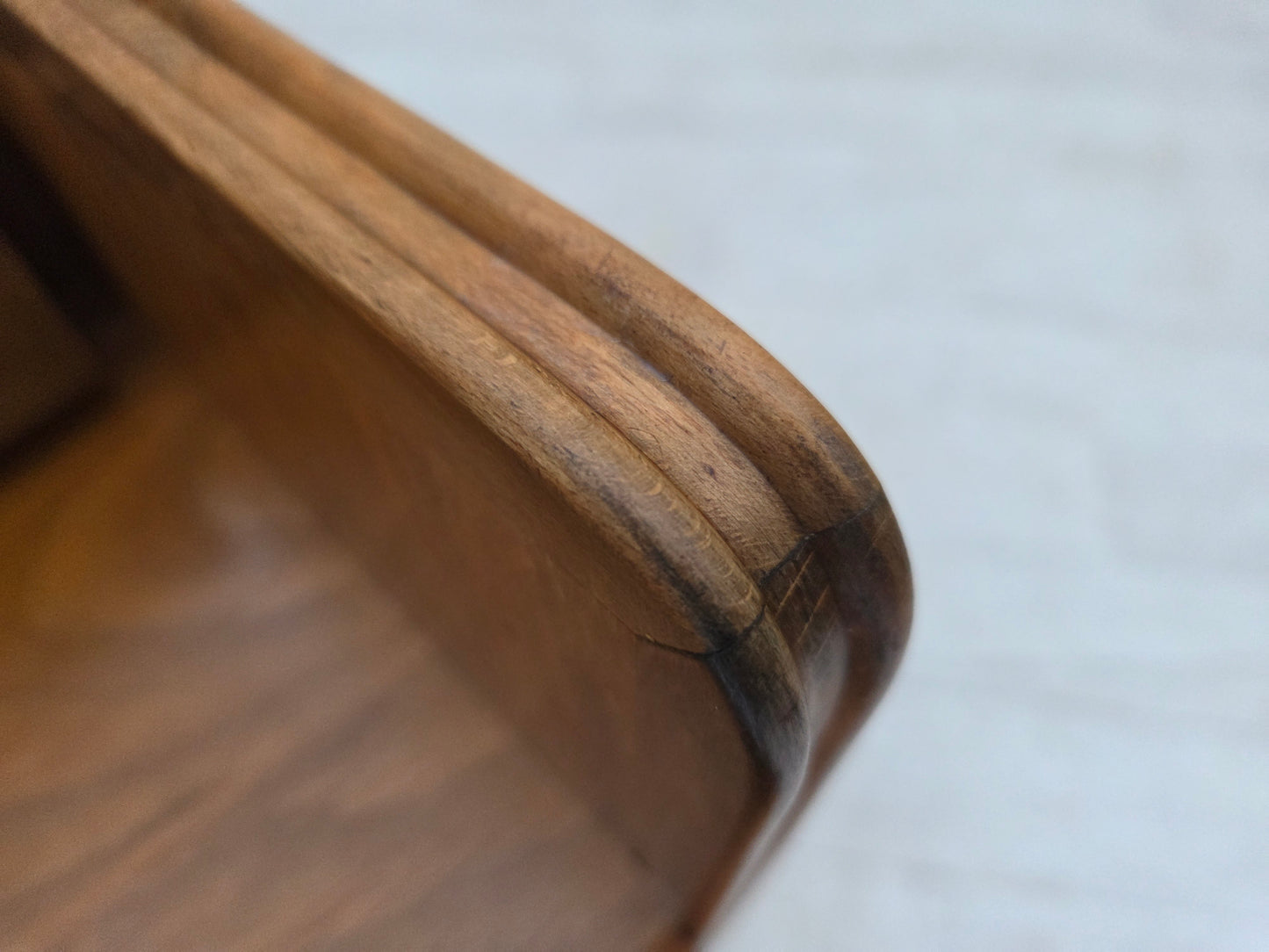1970s, Danish chest of drawers, beech wood.