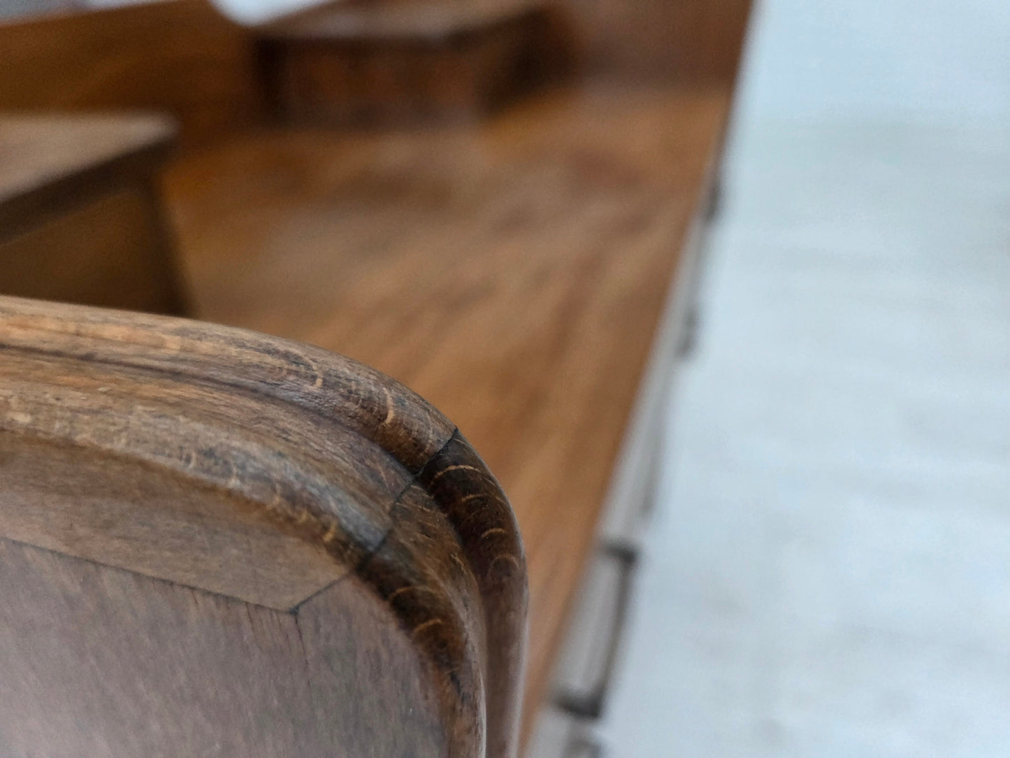 1970s, Danish chest of drawers, beech wood.