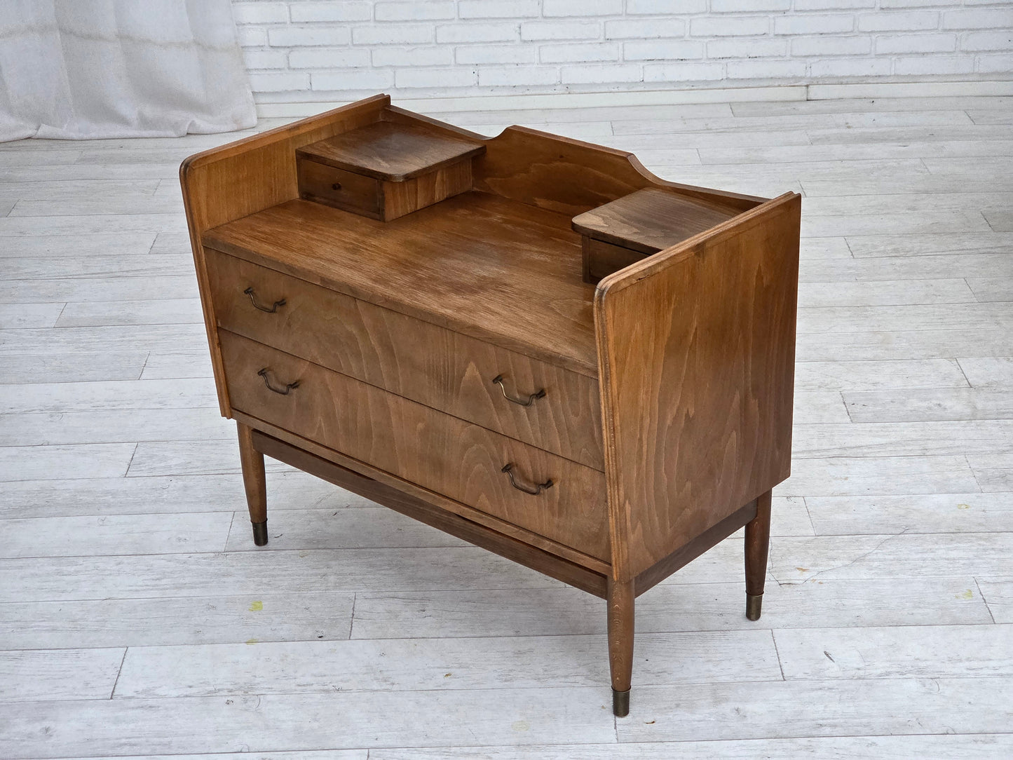 1970s, Danish chest of drawers, beech wood.