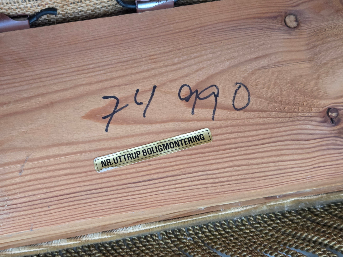 1970s, Danish 2-seater sofa, light green furniture velour.