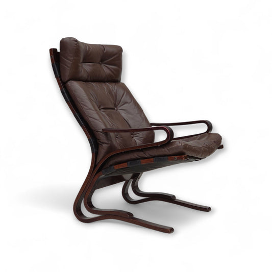 1970s, Norwegian design by Erde & Nordhal Solheim, lounge chair, model "Kengu".