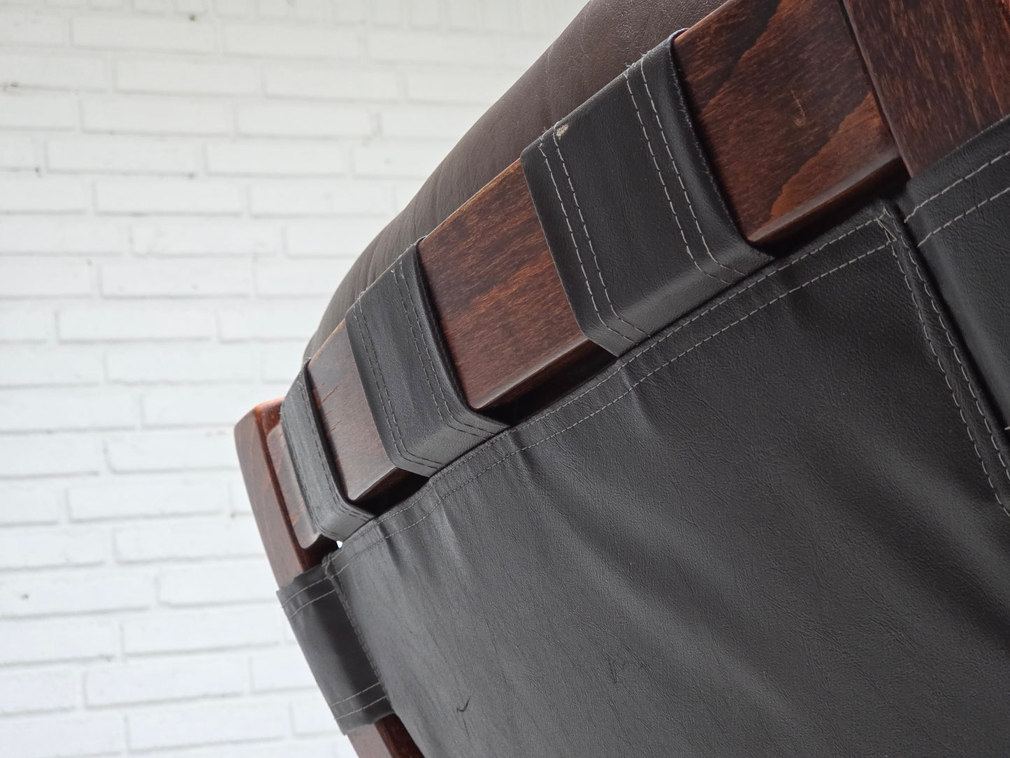 1970s, Norwegian design by Erde & Nordhal Solheim, lounge chair, model "Kengu".