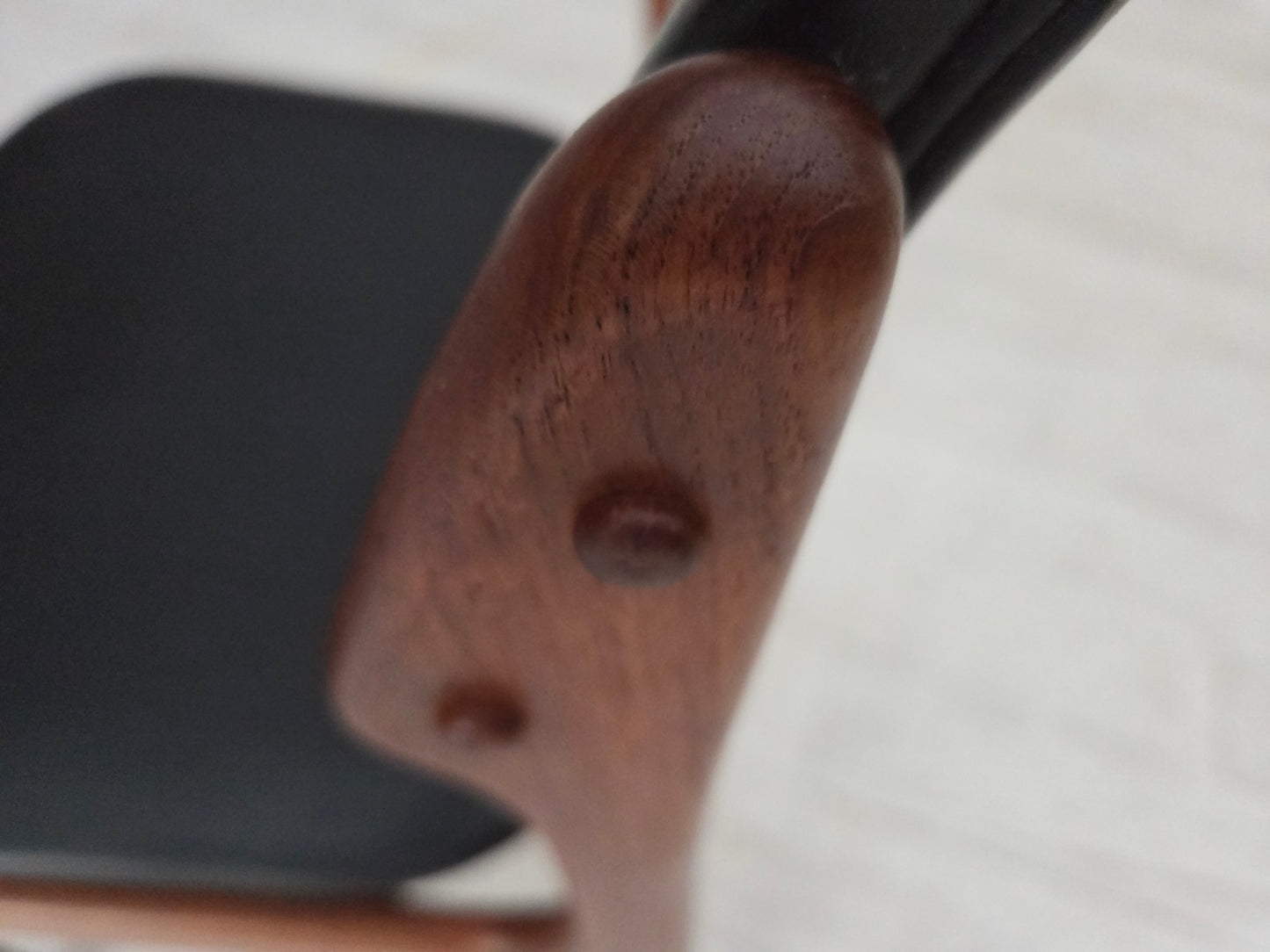 1960s, Danish design by Erik Buch, model 49, pair of chairs, teak wood.