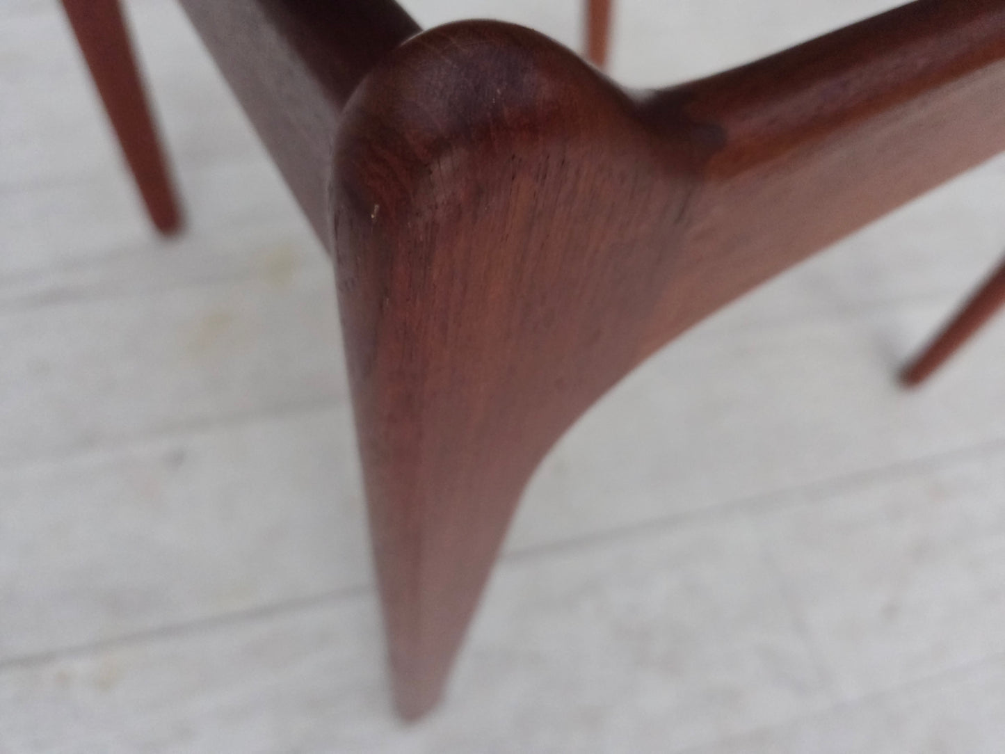 1960s, Danish design by Erik Buch, model 49, pair of chairs, teak wood.