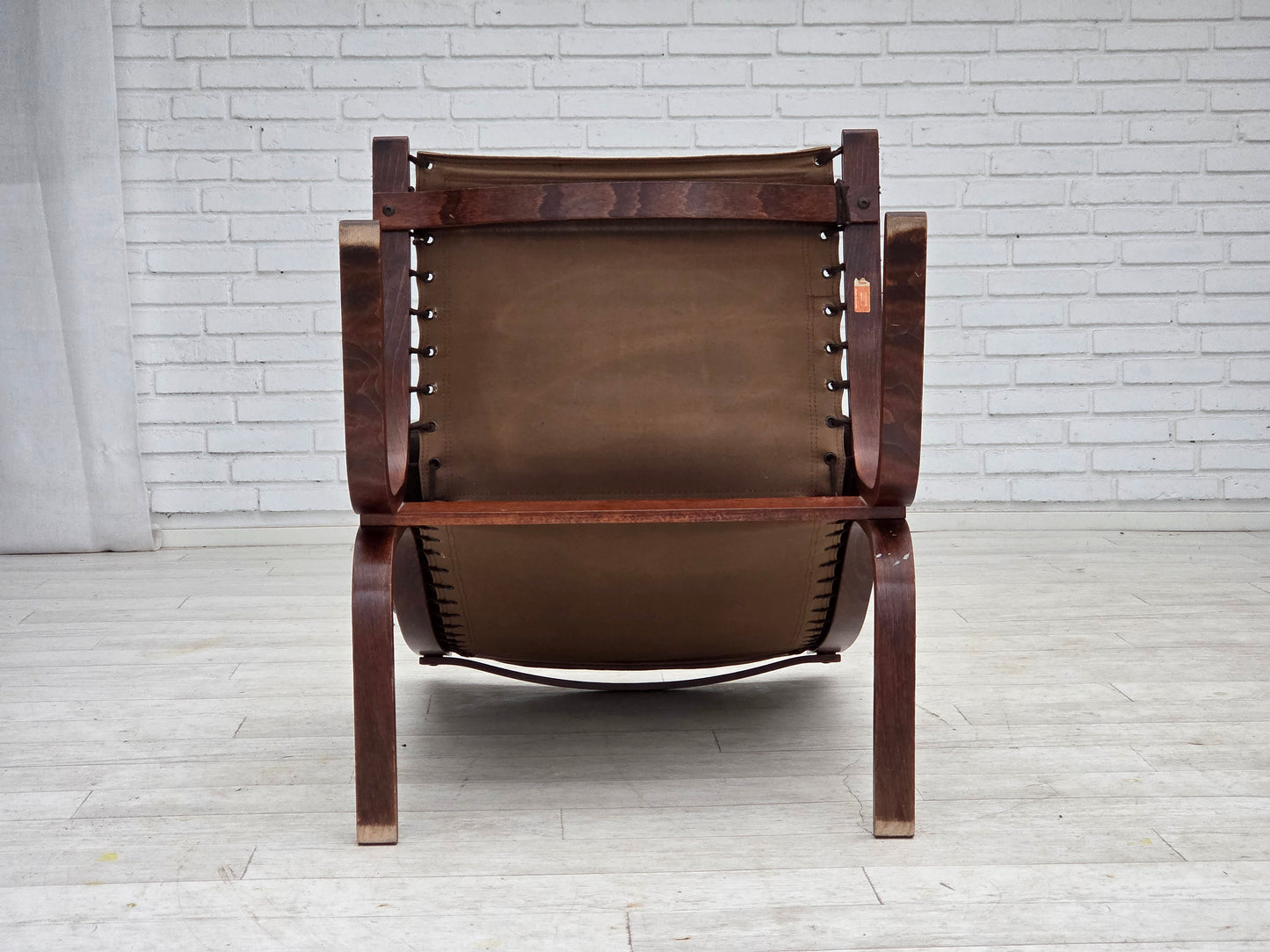 1970s, Norwegian design by Ingmar Relling, model "Siesta", furniture leather.