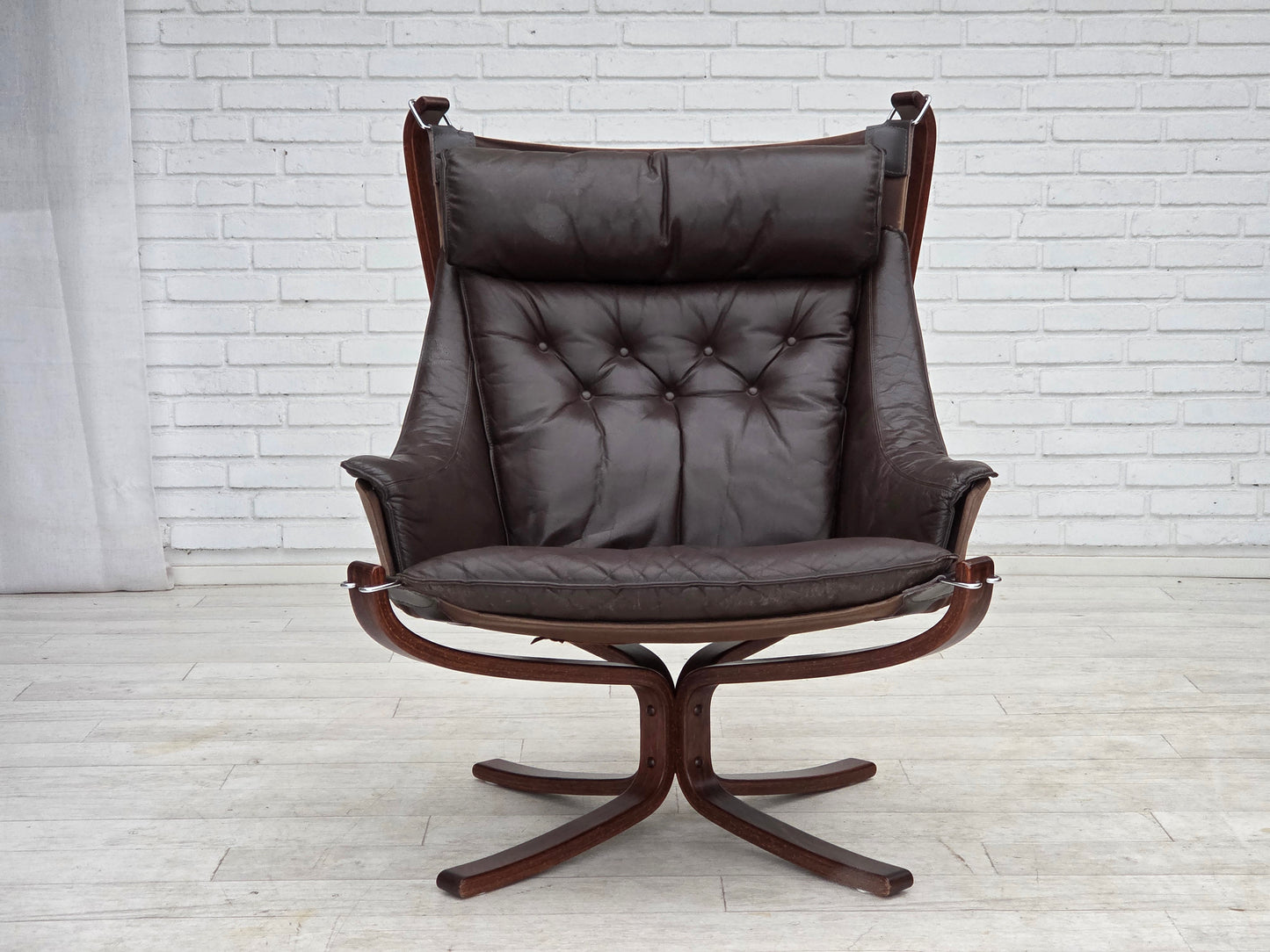 1970s, Norwegian design by Sigurd Ressel, lounge chair model "Falcon".