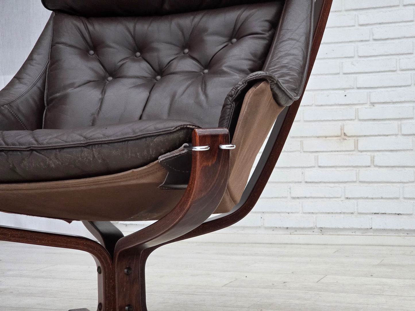 1970s, Norwegian design by Sigurd Ressel, lounge chair model "Falcon".
