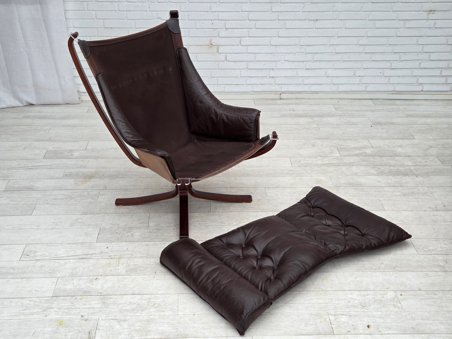 1970s, Norwegian design by Sigurd Ressel, lounge chair model "Falcon".
