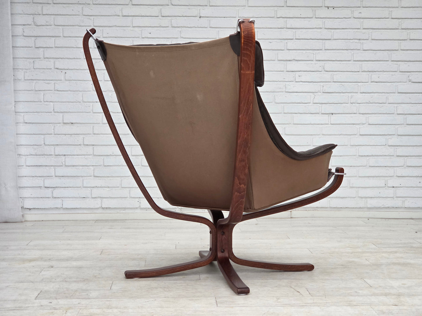 1970s, Norwegian design by Sigurd Ressel, lounge chair model "Falcon".