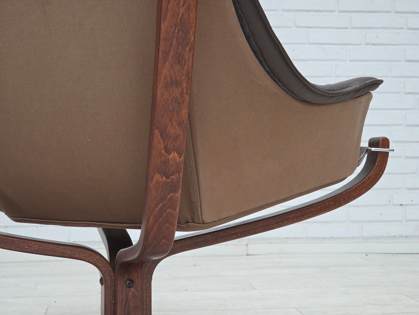 1970s, Norwegian design by Sigurd Ressel, lounge chair model "Falcon".