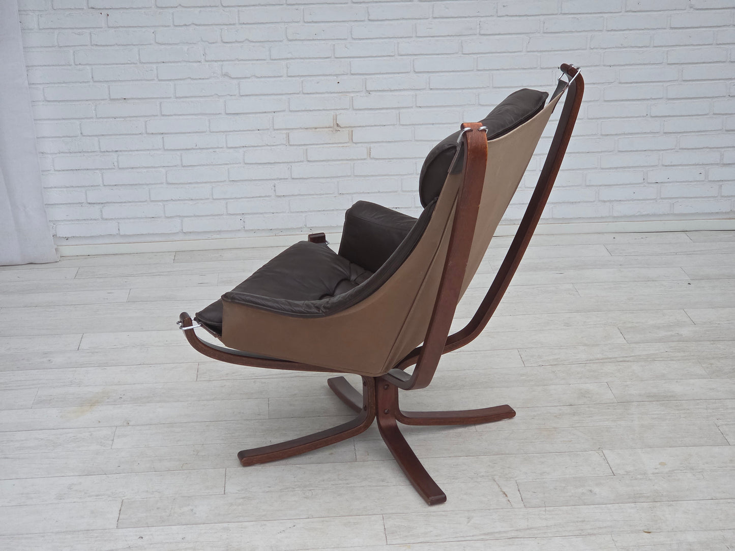 1970s, Norwegian design by Sigurd Ressel, lounge chair model "Falcon".