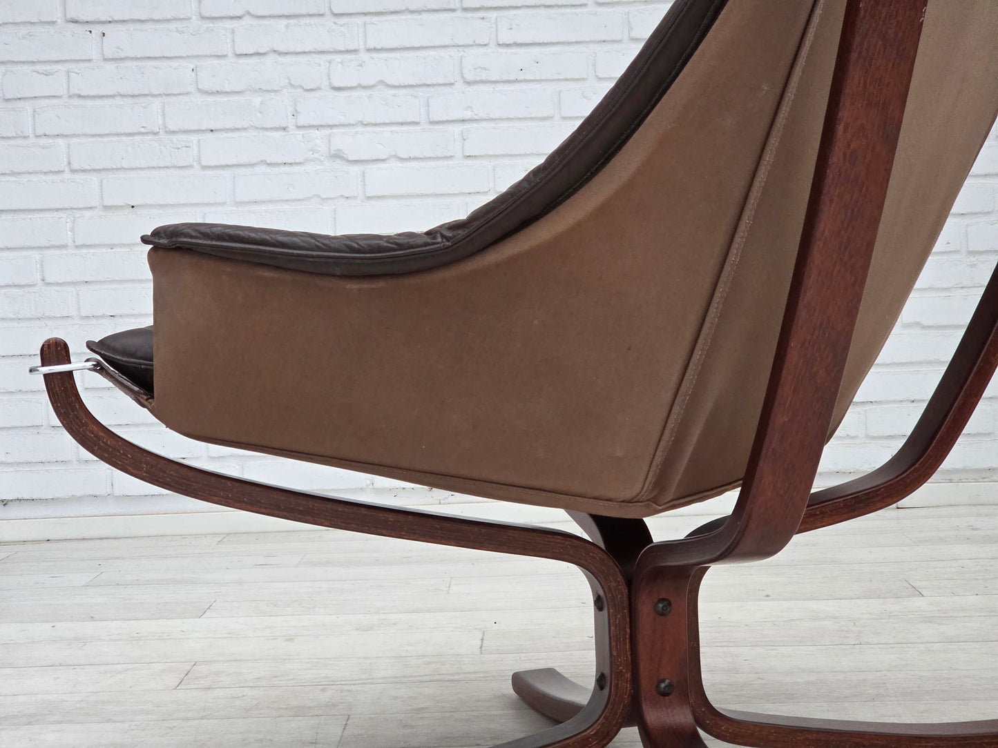 1970s, Norwegian design by Sigurd Ressel, lounge chair model "Falcon".