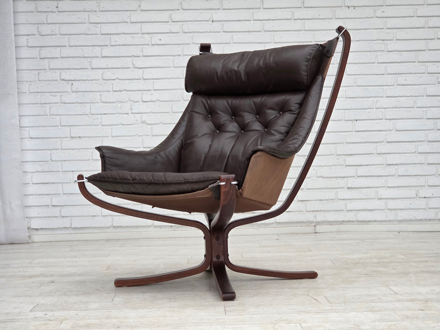 1970s, Norwegian design by Sigurd Ressel, lounge chair model "Falcon".