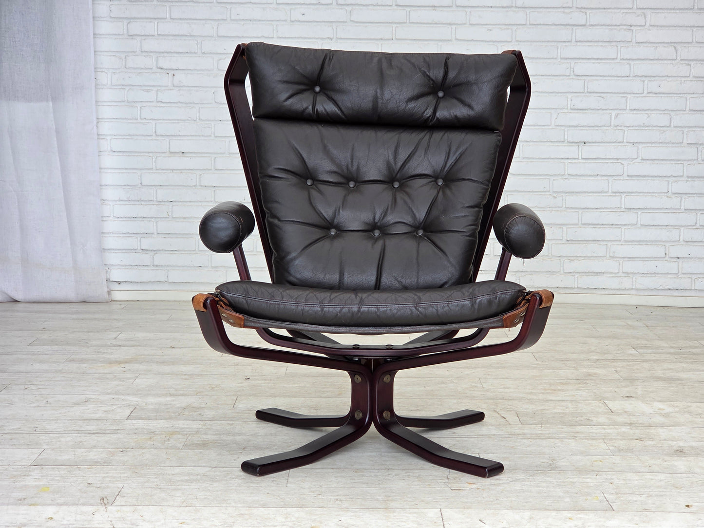 1970s, Norwegian design by Sigurd Ressel, lounge chair model "Falcon".