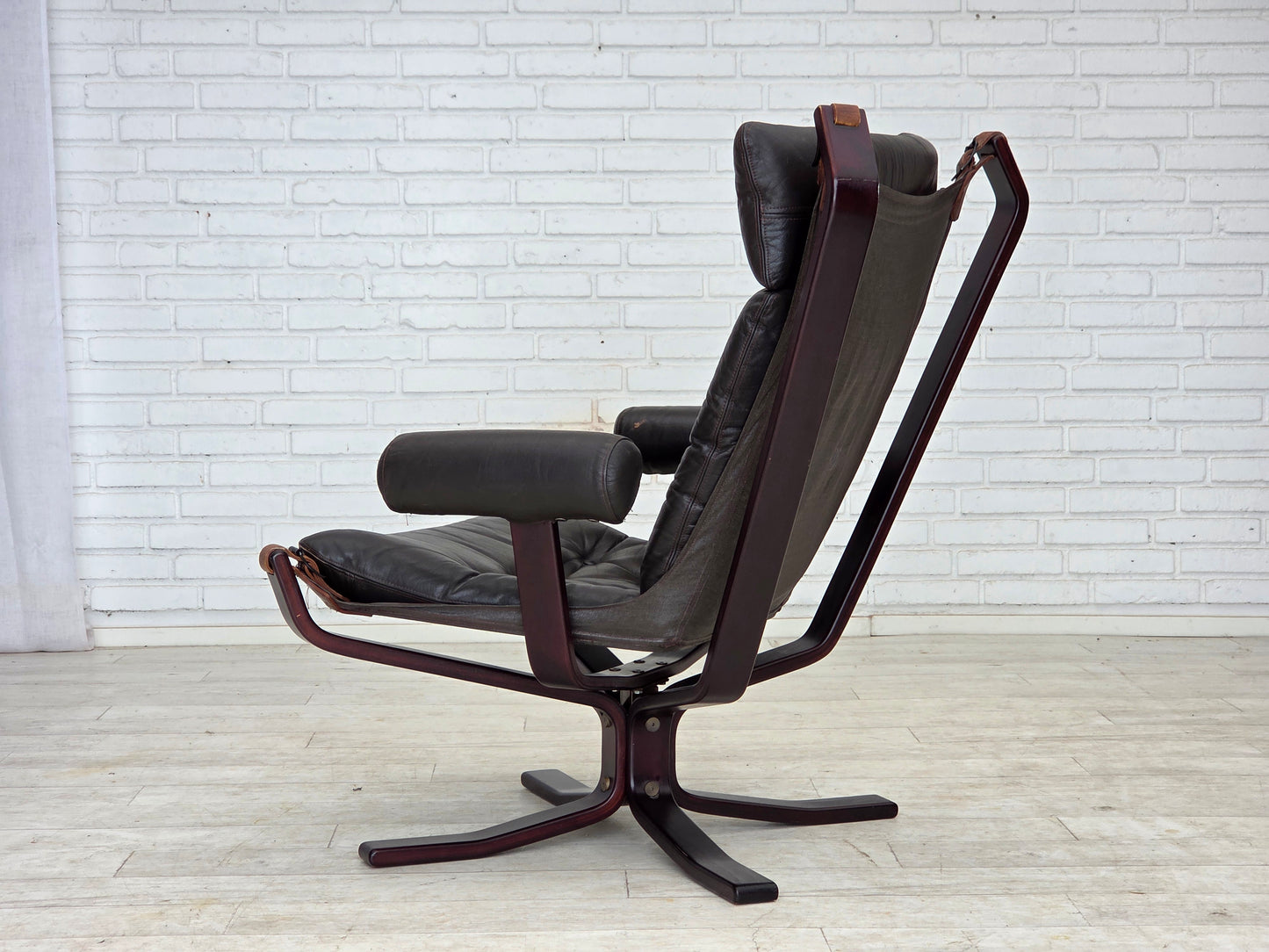 1970s, Norwegian design by Sigurd Ressel, lounge chair model "Falcon".