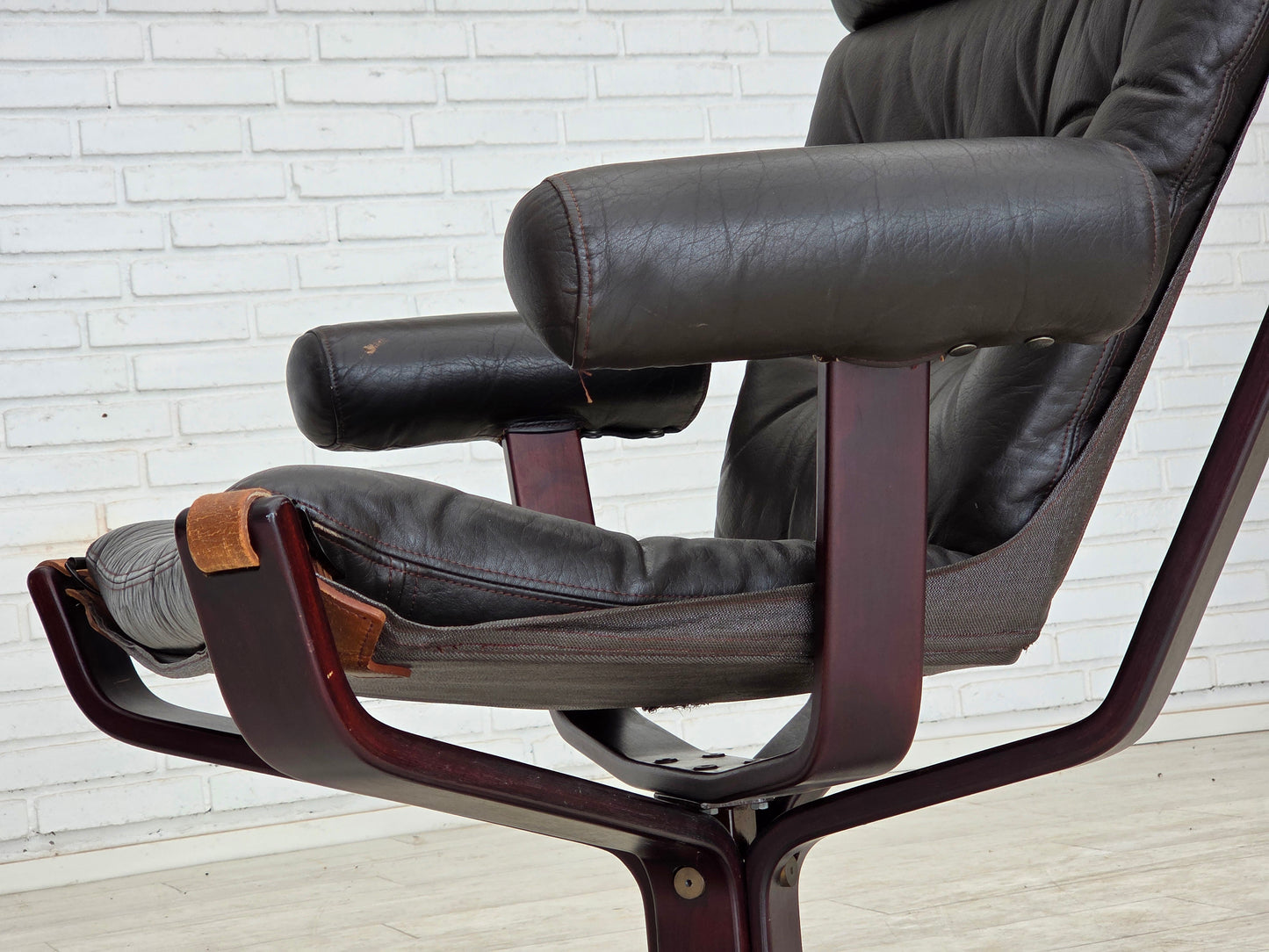 1970s, Norwegian design by Sigurd Ressel, lounge chair model "Falcon".