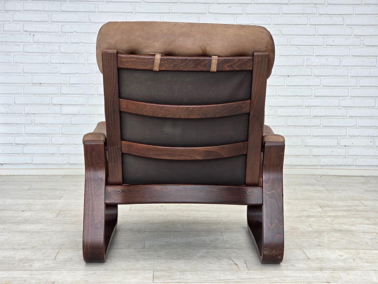 1970s, Danish design by Georg Thams, lounge chair, furniture leather.