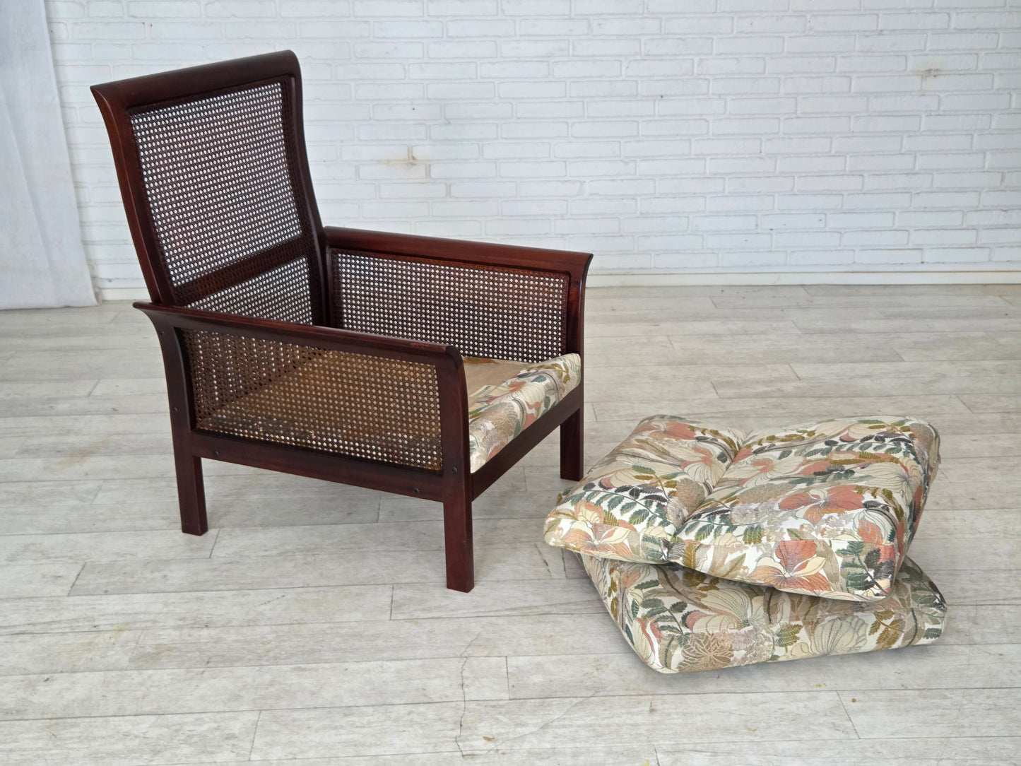 1970s, Swedish highback armchair by Arne Norell.