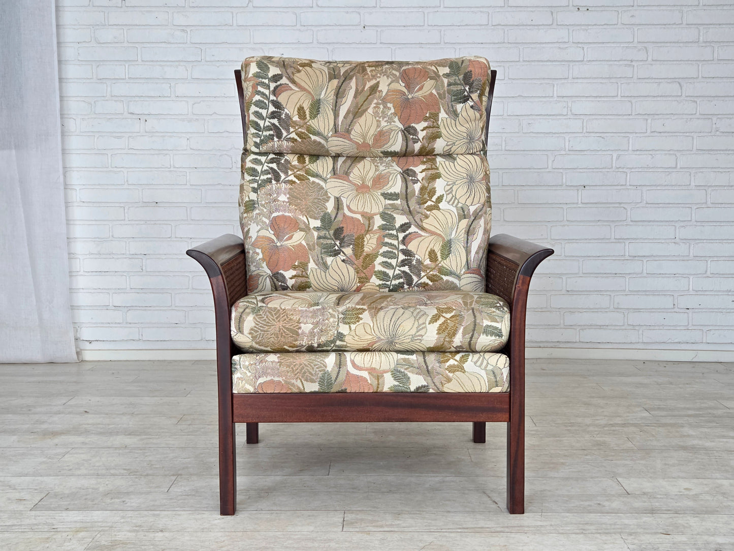 1970s, Swedish highback armchair by Arne Norell.