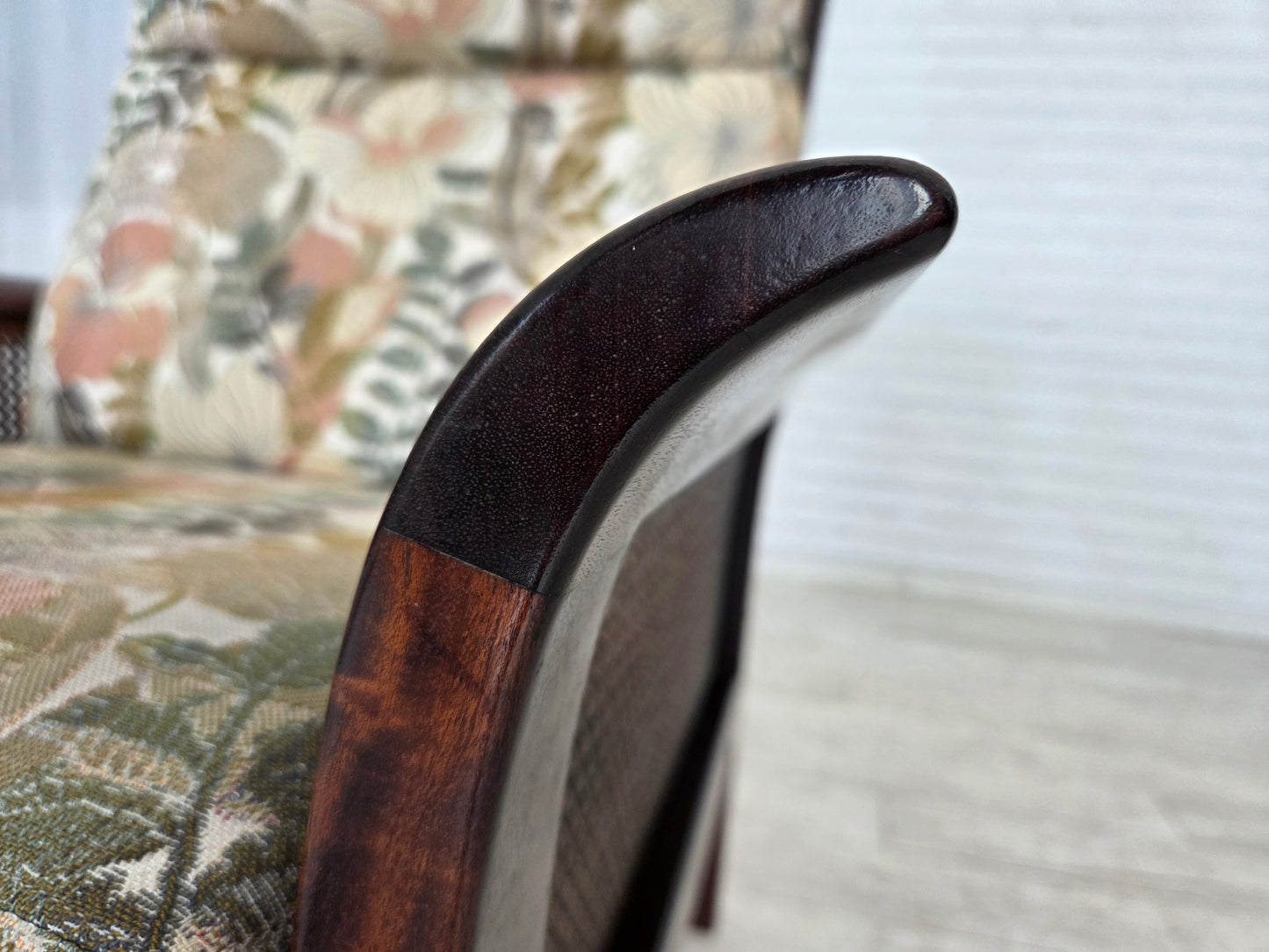 1970s, Swedish highback armchair by Arne Norell.