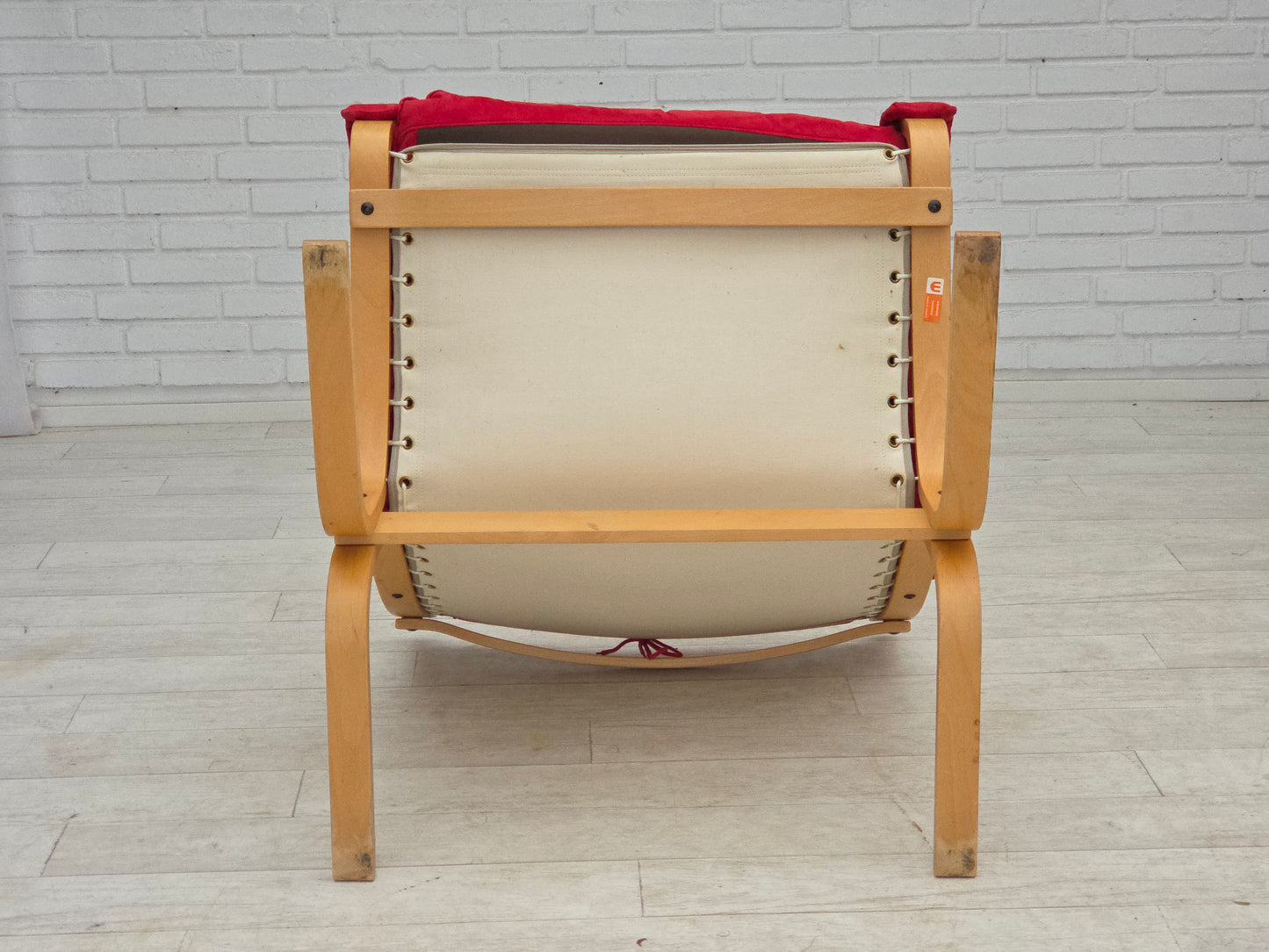 1970s, Norwegian design by Ingmar Relling, model "Siesta", set of 2 chairs with footstool.